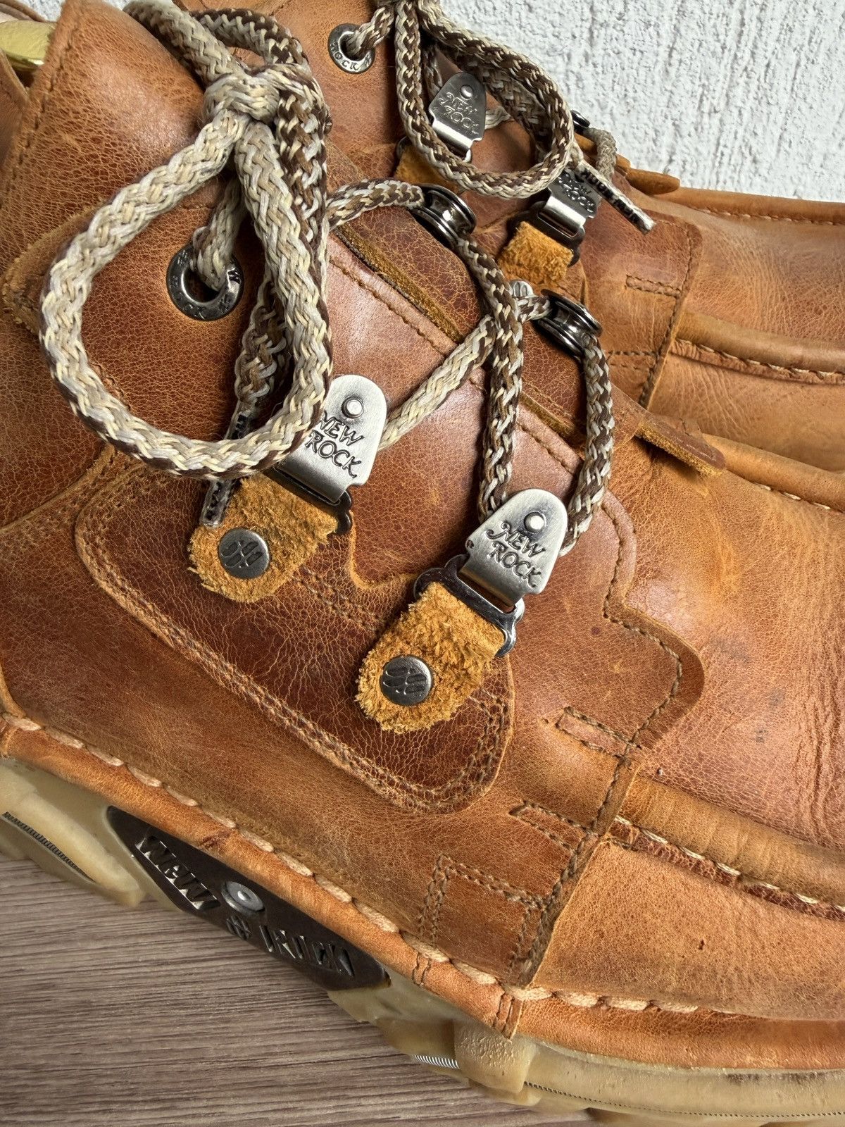 New Rock Vintage platform boots Size US 12 / EU 45 - 11 Thumbnail