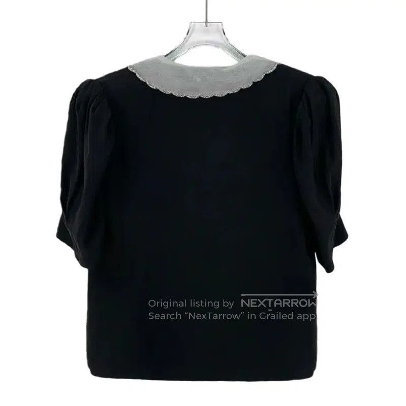 Miu Miu Miu Miu Black Silk Women's Shirt . Size M / US 6-8 / IT 42-44 - 2 Thumbnail
