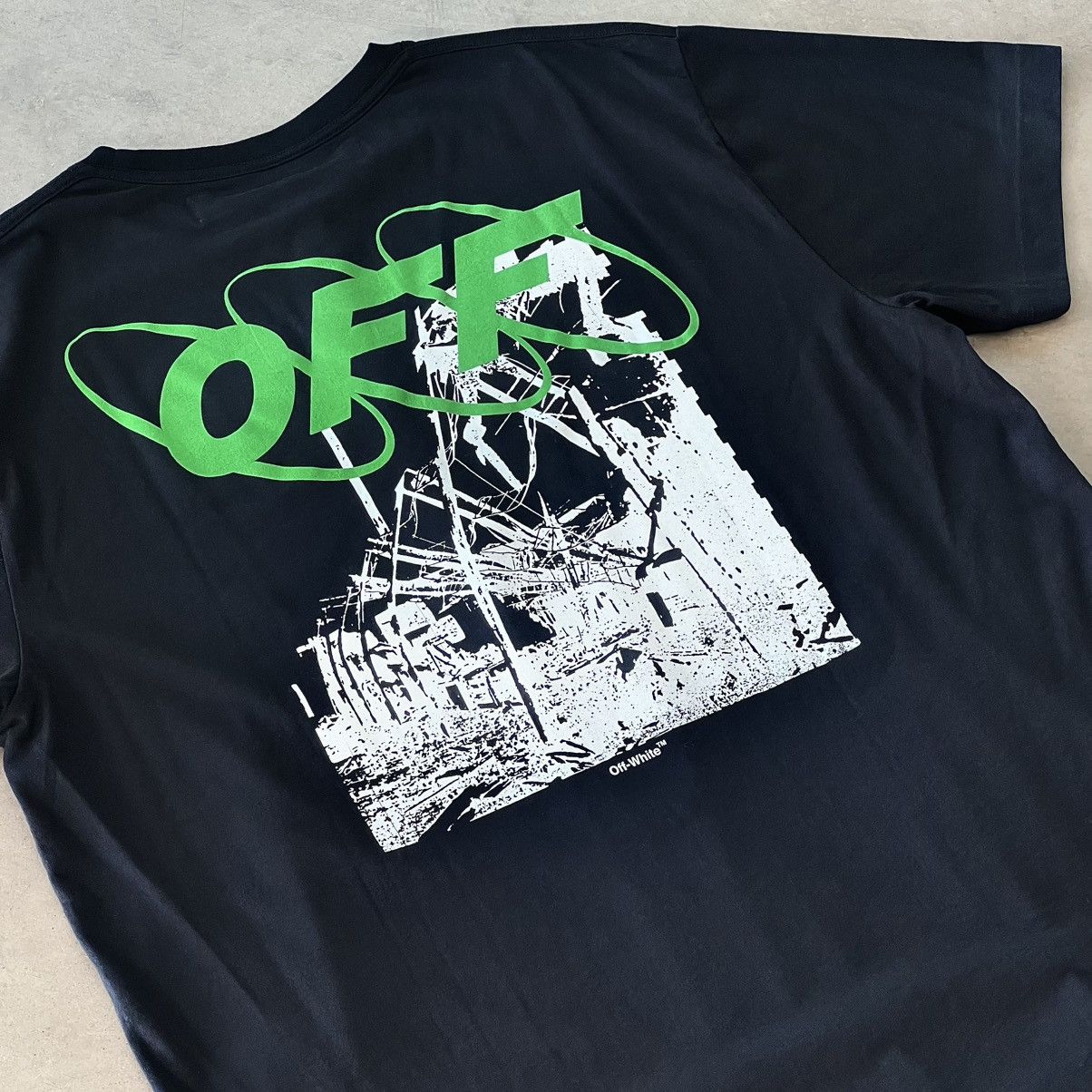 Off-White VIRGIL ABLOH OVERSIZED RUINED FACTORY SHIRT FW 2019 Size US XS / EU 42 / 0 - 23 Thumbnail
