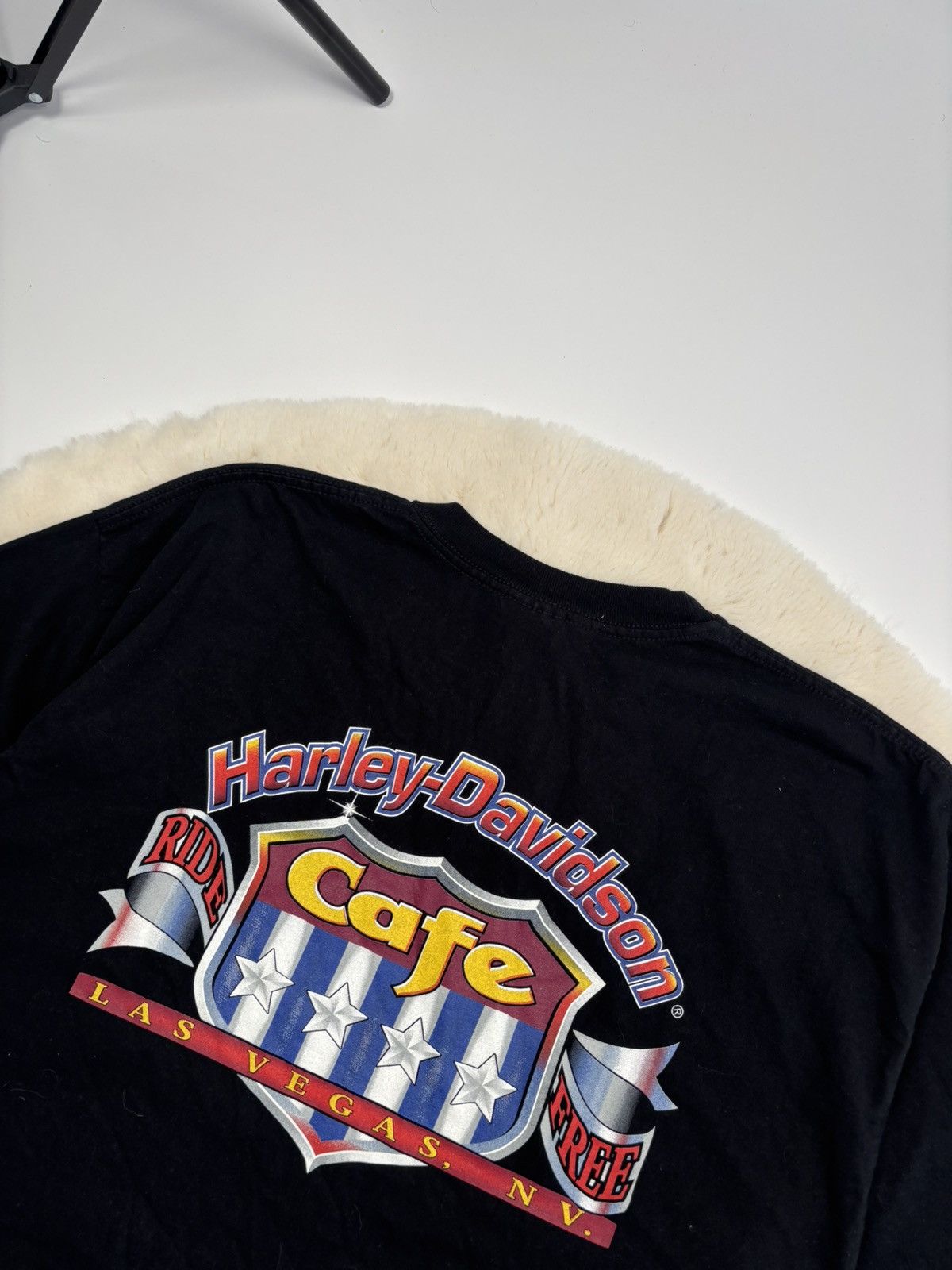 Harley Davidson × Vintage Vintage 2000 Harley Davidson Cafe Las Vegas Tee T-Shirt USA Size US XXL / EU 58 / 5 - 10 Thumbnail