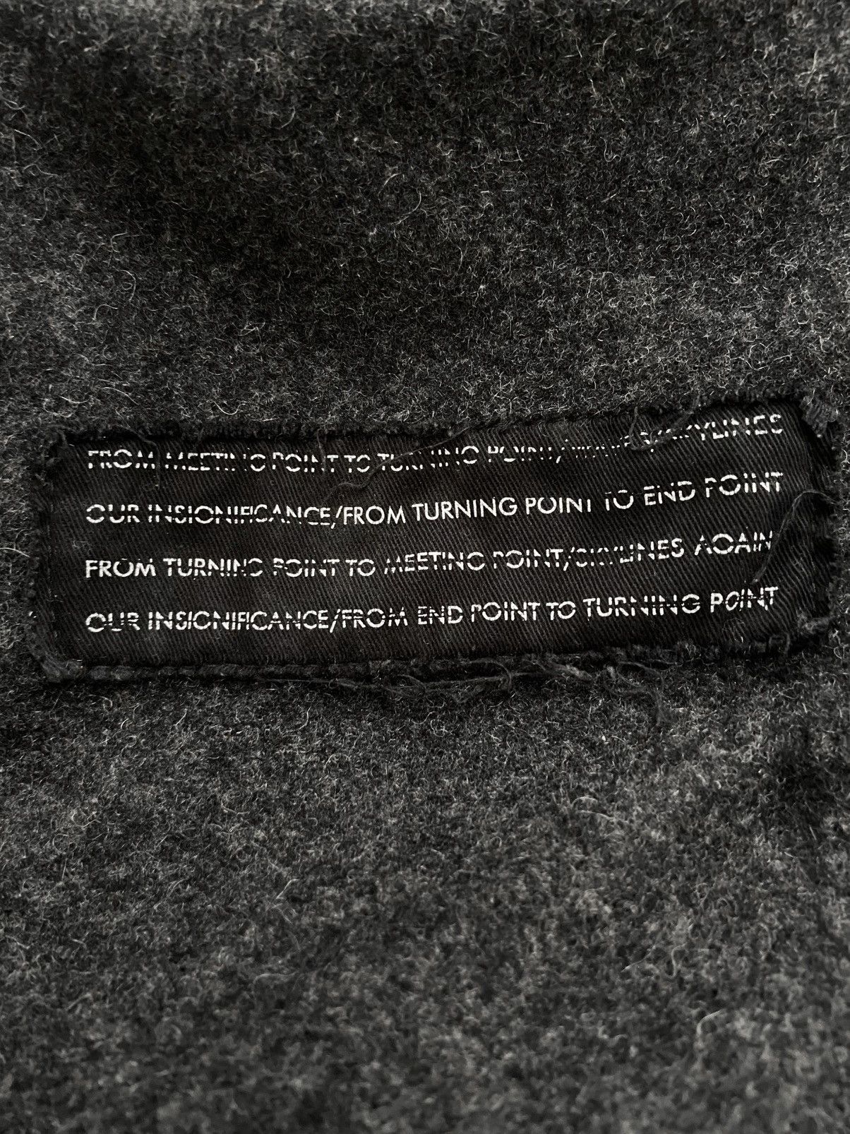 Eastpak × Raf Simons Raf Simons × Eastpak FW08 grey wool patches backpack Size ONE SIZE - 10 Thumbnail
