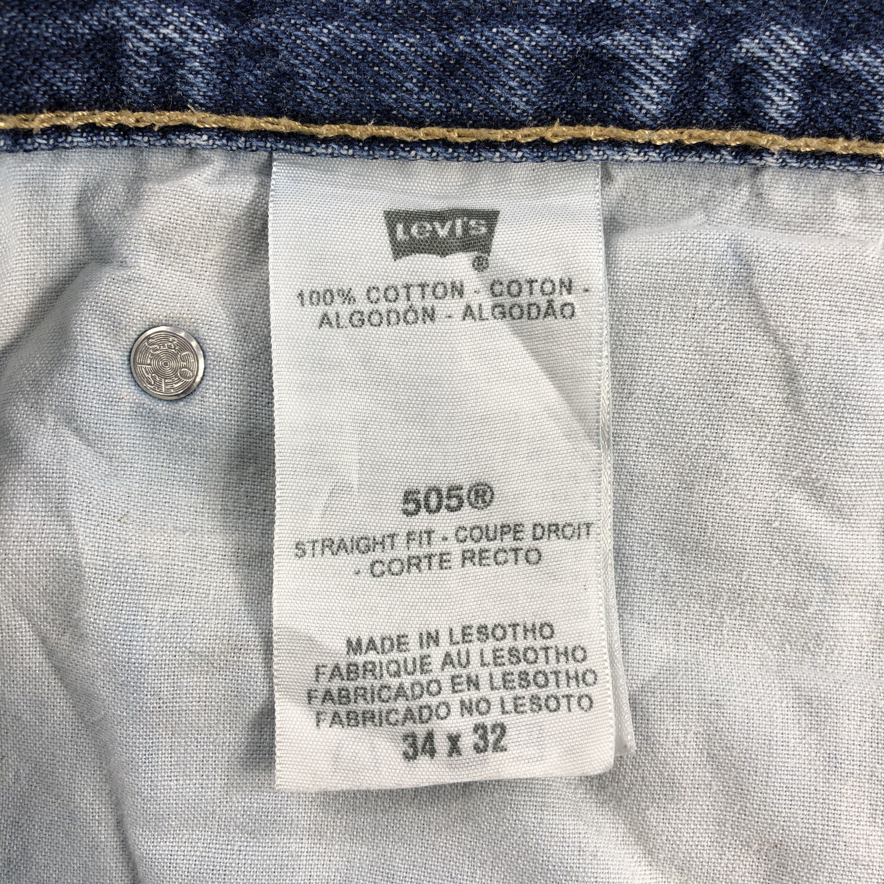 Levi's × Vintage Vintage Levis 505 Jeans-JM1107A Size US 35 - 10 Thumbnail