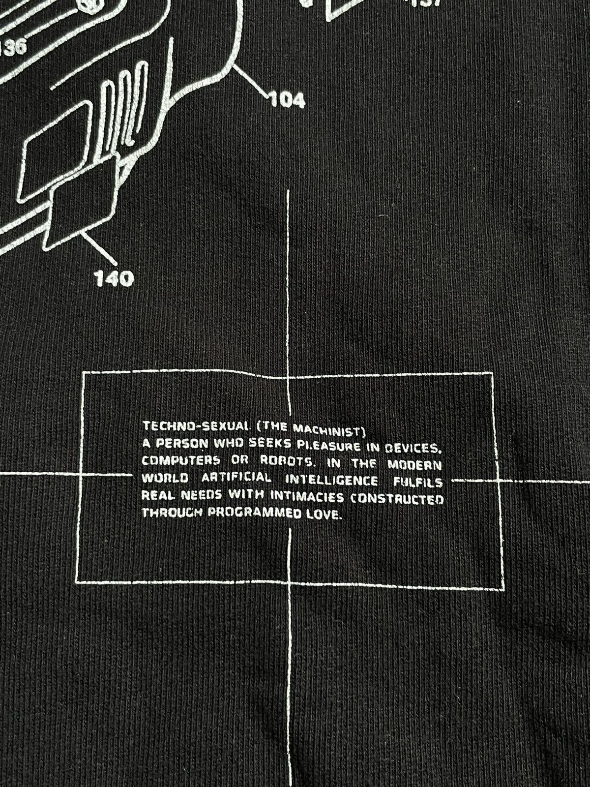 Christopher Kane Christopher Kane Techno Sexual Hoodie Black RARE Size US S / EU 44-46 / 1 - 8 Thumbnail