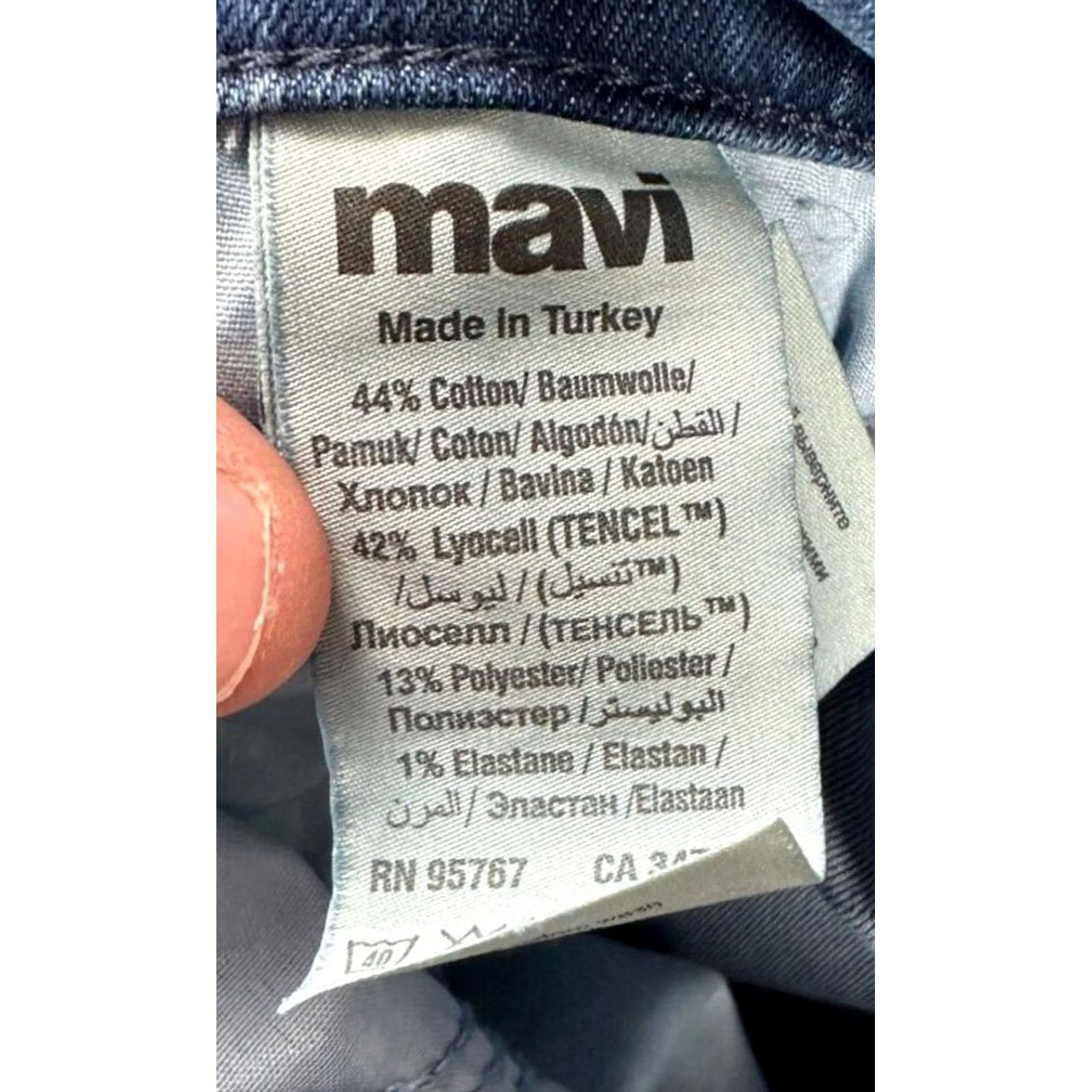 Vintage VINTAGE Mavi Matt Jeans Mens 28X32 Blue Distressed Relaxed Straight NEW Size US 29 - 6 Thumbnail