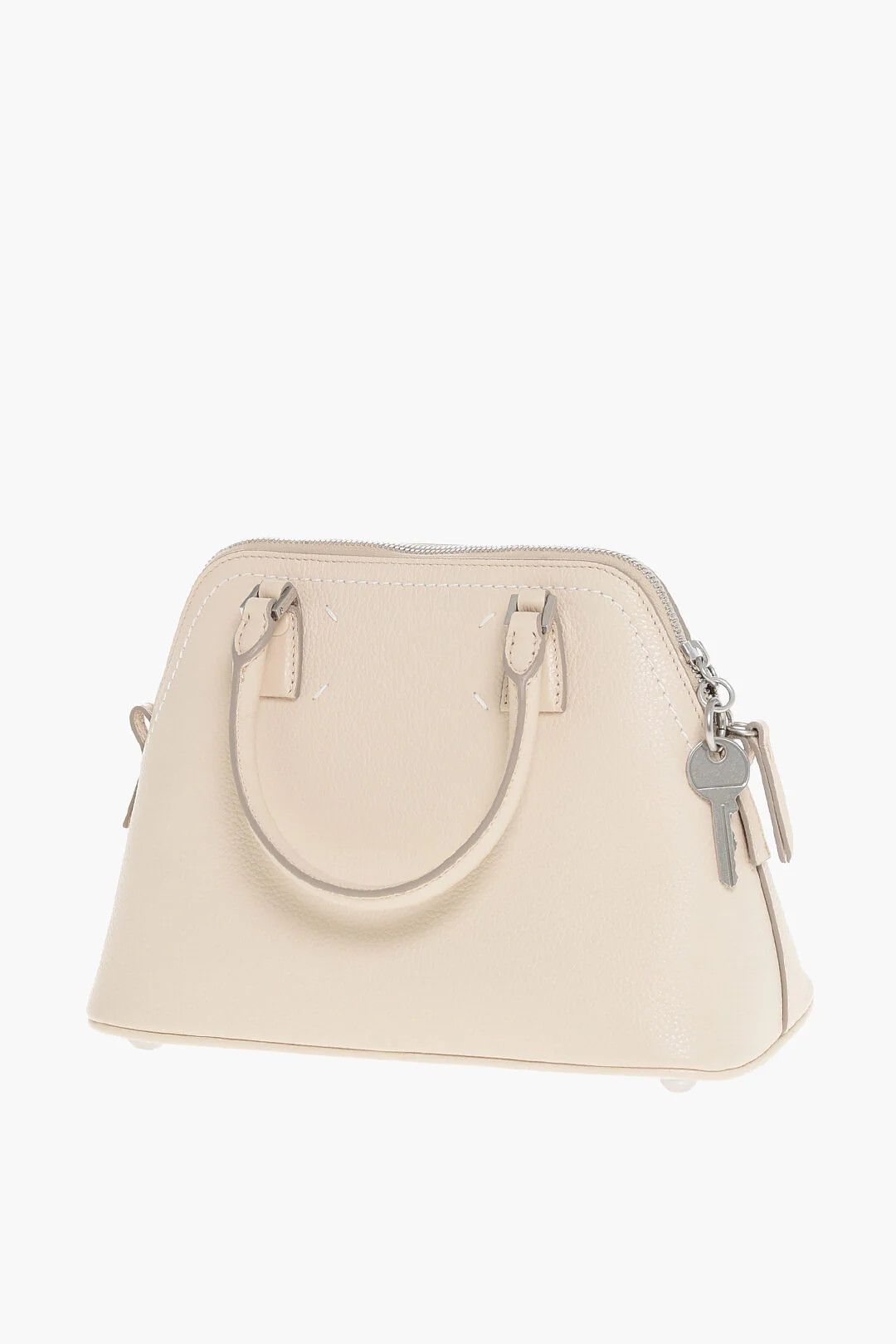 Maison Margiela og1mm0326 Size: 43-46 / Hammered Leather Bag in Beige Size ONE SIZE - 2 Thumbnail