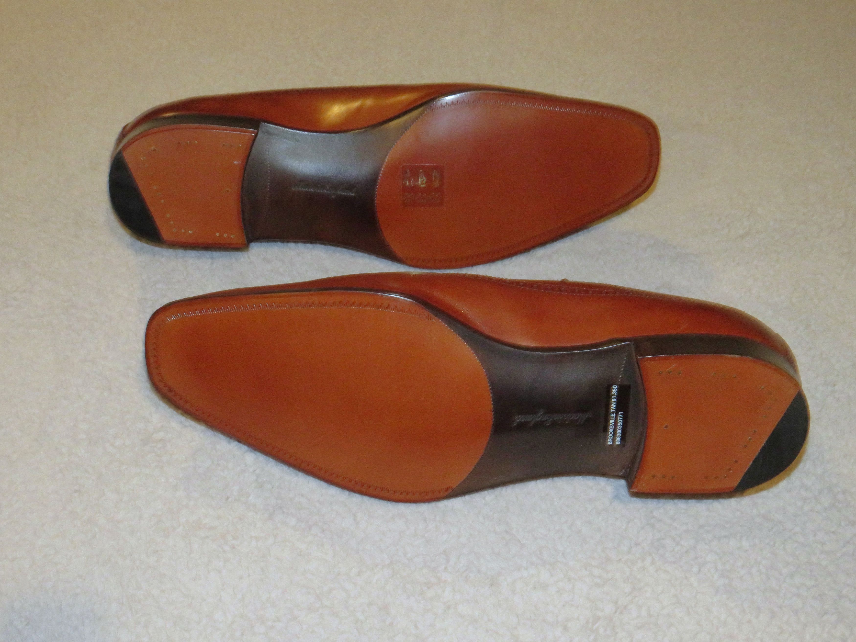 Edward Green × Ralph Lauren Purple Label Brooksville Chestnut Calf Leather Brogues 12D NWB Size US 12 / EU 45 - 9 Thumbnail