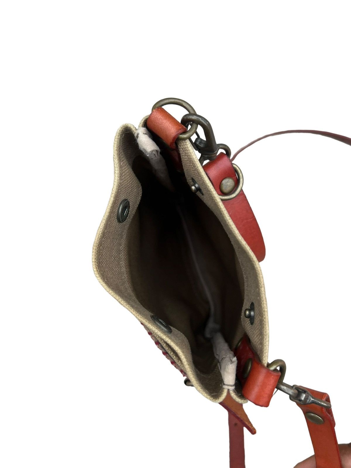 20471120 × Leather Chaotic Origin Dub Japan Hybrid Leather Bag Size ONE SIZE - 17 Thumbnail