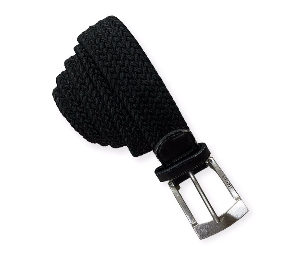 Hanes Hanes Black Canvas Buckle Belt Size ONE SIZE - 1 Thumbnail