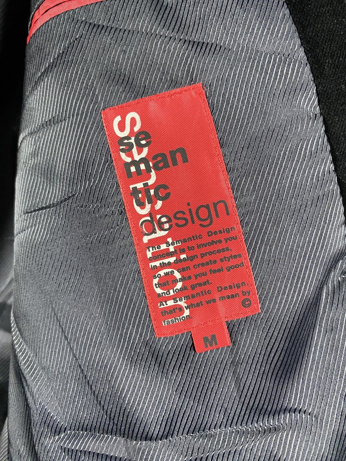 semanticdesign Semantic Design Black Tailored Blazer Japanese Smart Casual Size US M / EU 48-50 / 2 - 7 Thumbnail