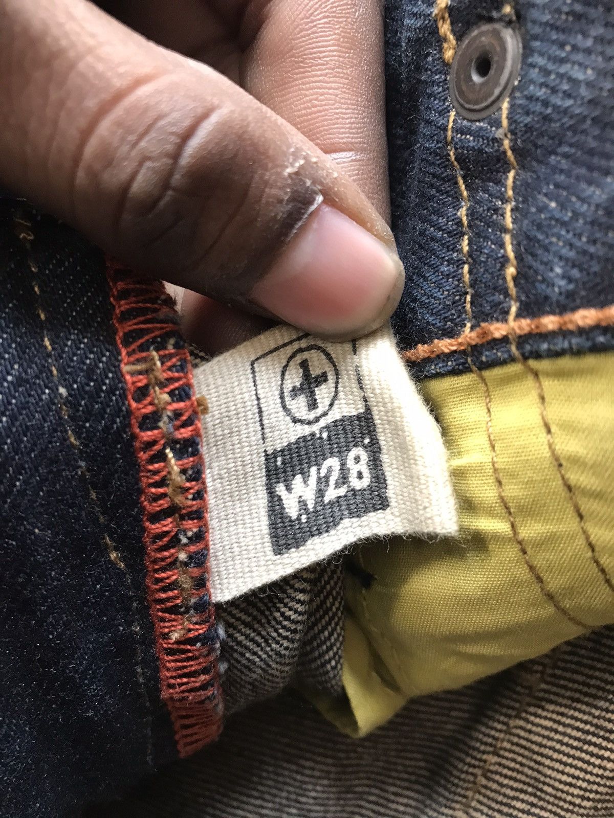 Vintage Vintage tough jeansmith rare embroidered straight fit denim Size US 29 - 7 Thumbnail