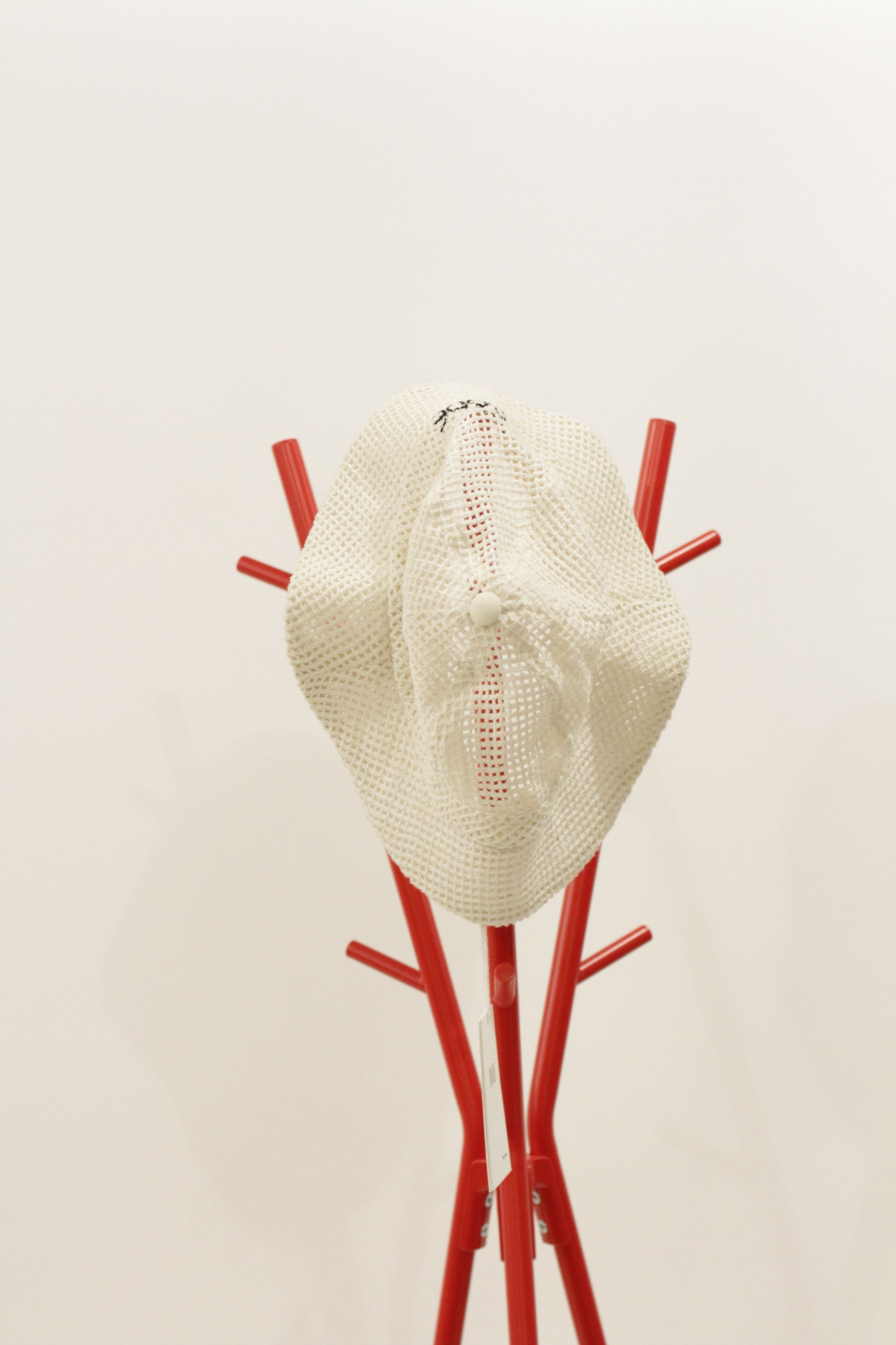 Bode White Mesh Bucket Hat Size ONE SIZE - 2 Thumbnail