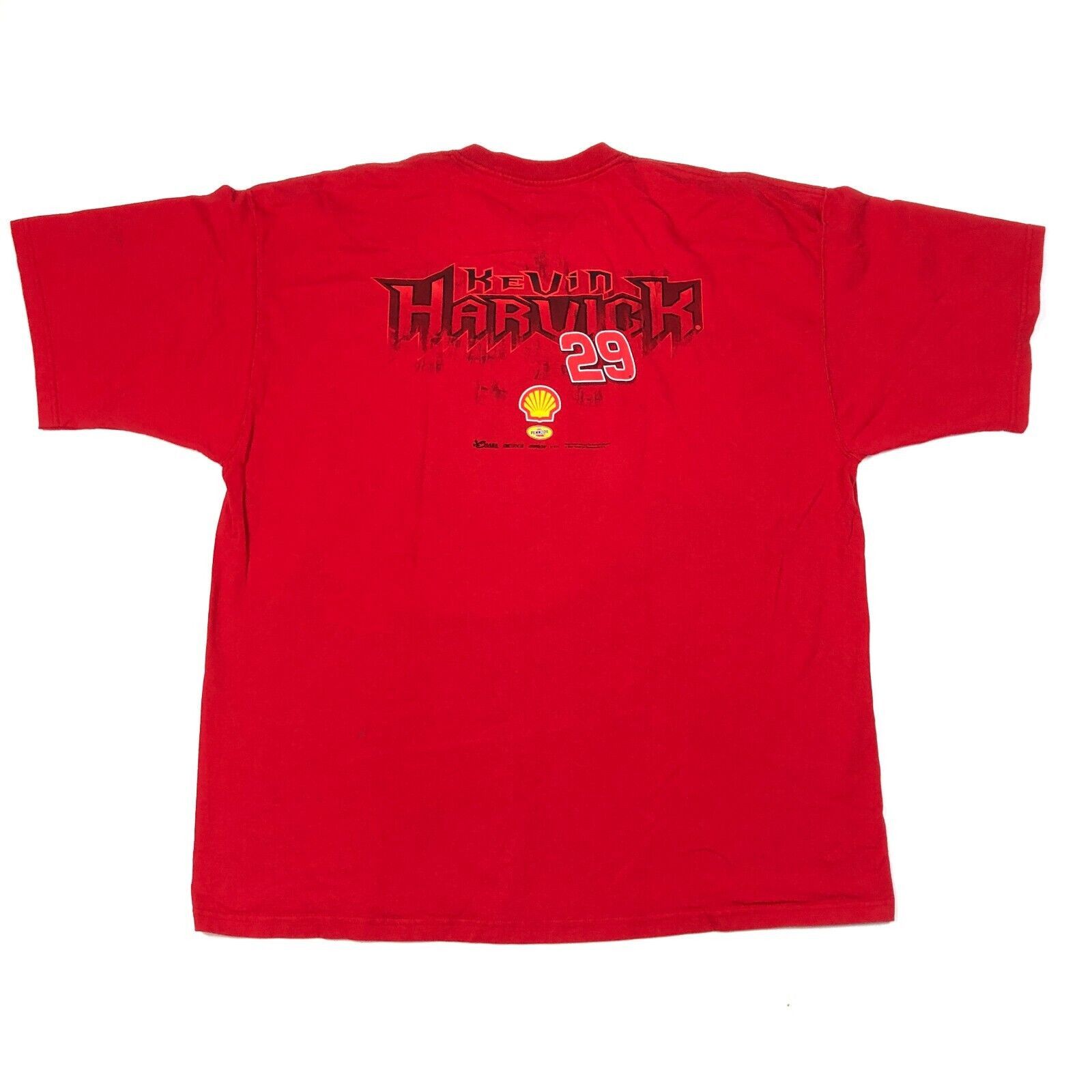 Chase Authentics × NASCAR Kevin Harvick 29 Nascar Racing Tee T Shirt Red Size XL B4 Size US XL / EU 56 / 4 - 4 Thumbnail