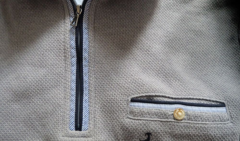 Michiko Koshino London Vintage Michiko London Jeans Quarter Zip Sweatshirt Size US M / EU 48-50 / 2 - 3 Thumbnail