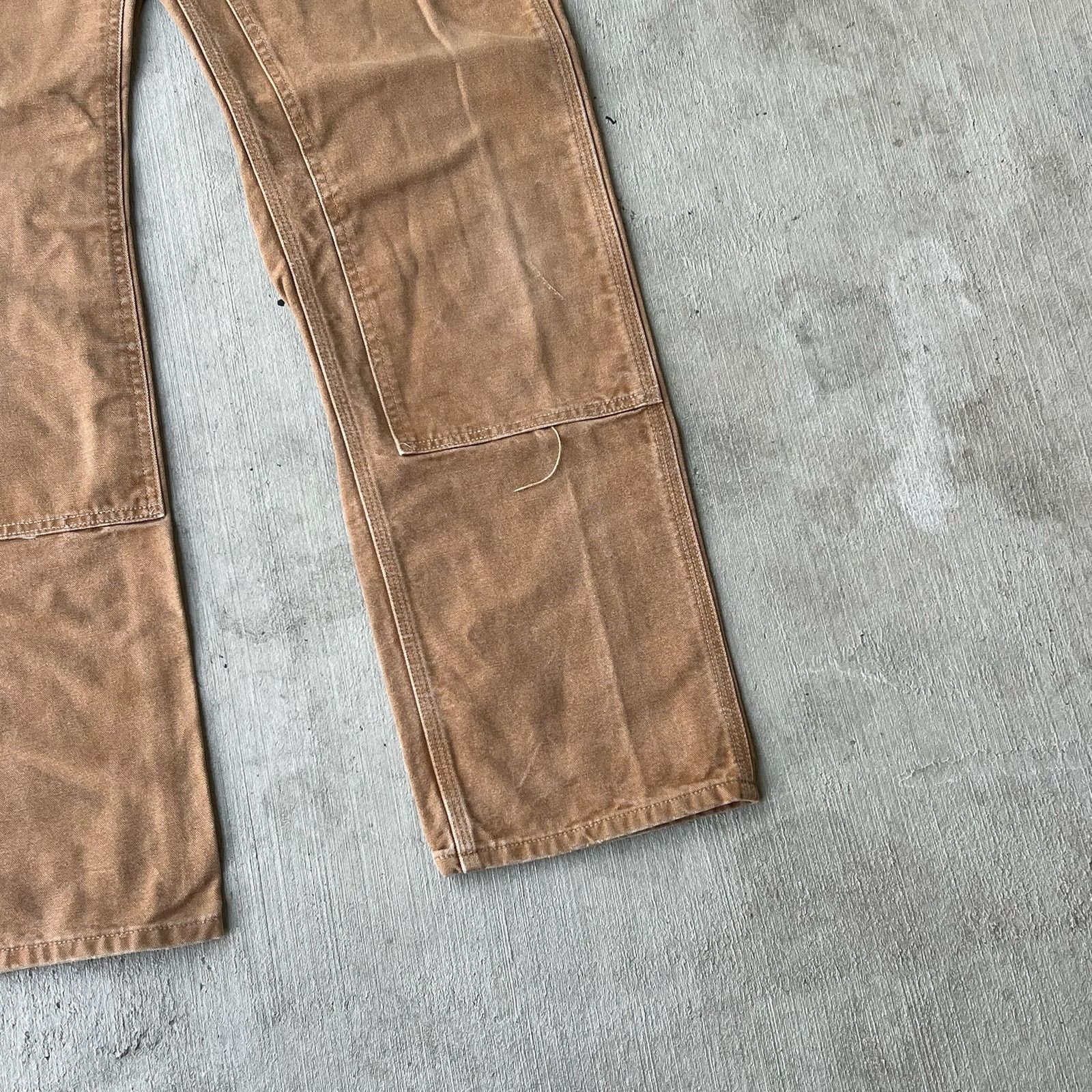 Carhartt × Vintage Carhartt brown double knee work wear carpenter pants Size US 31 - 3 Thumbnail