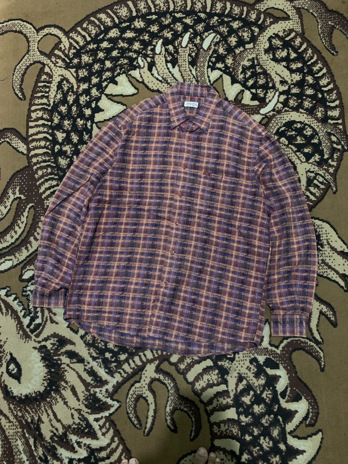 Missoni Vintage Missoni Multicolour Shirt Size US L / EU 52-54 / 3 - 1 Thumbnail