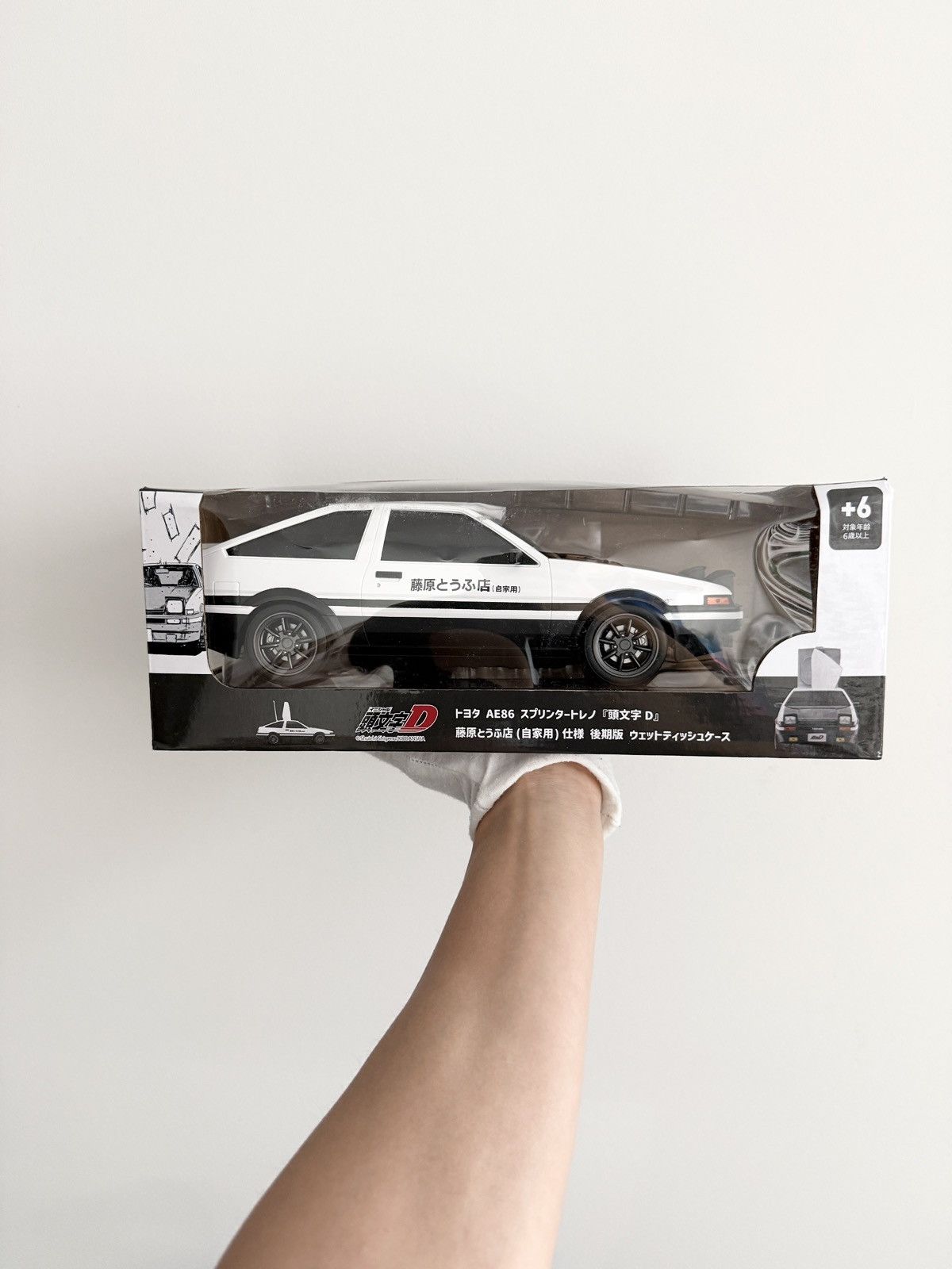 Formula 1 RARE! INITIAL D TOYOTA AE86 Sprinter Trueno Tissue Box Size ONE SIZE - 1 Thumbnail