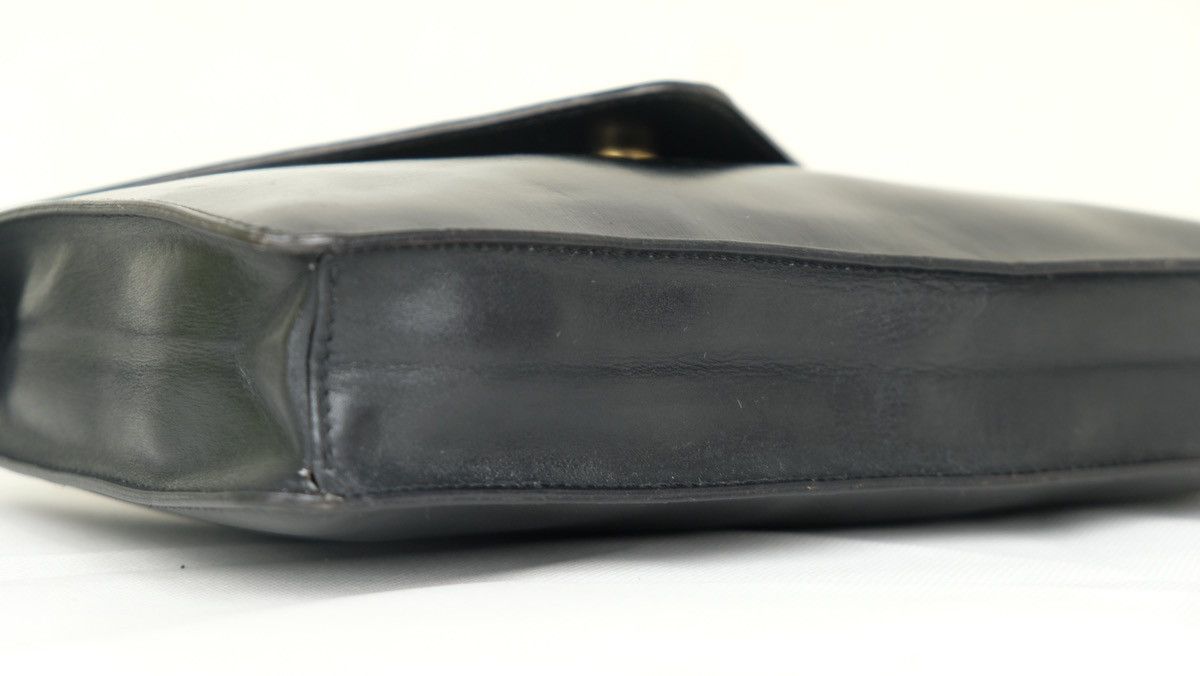 Celine Authentic Vintage CELINE Shoulder Bag Black Leather Size ONE SIZE - 8 Thumbnail
