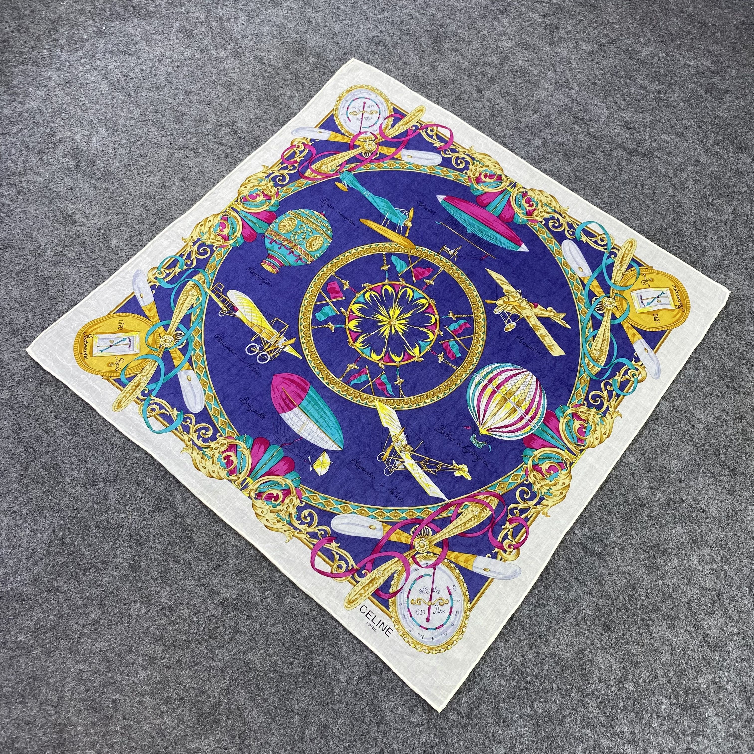 Celine Celine Handkerchief / Bandana / Neckerchief-B1222 Size ONE SIZE - 4 Thumbnail