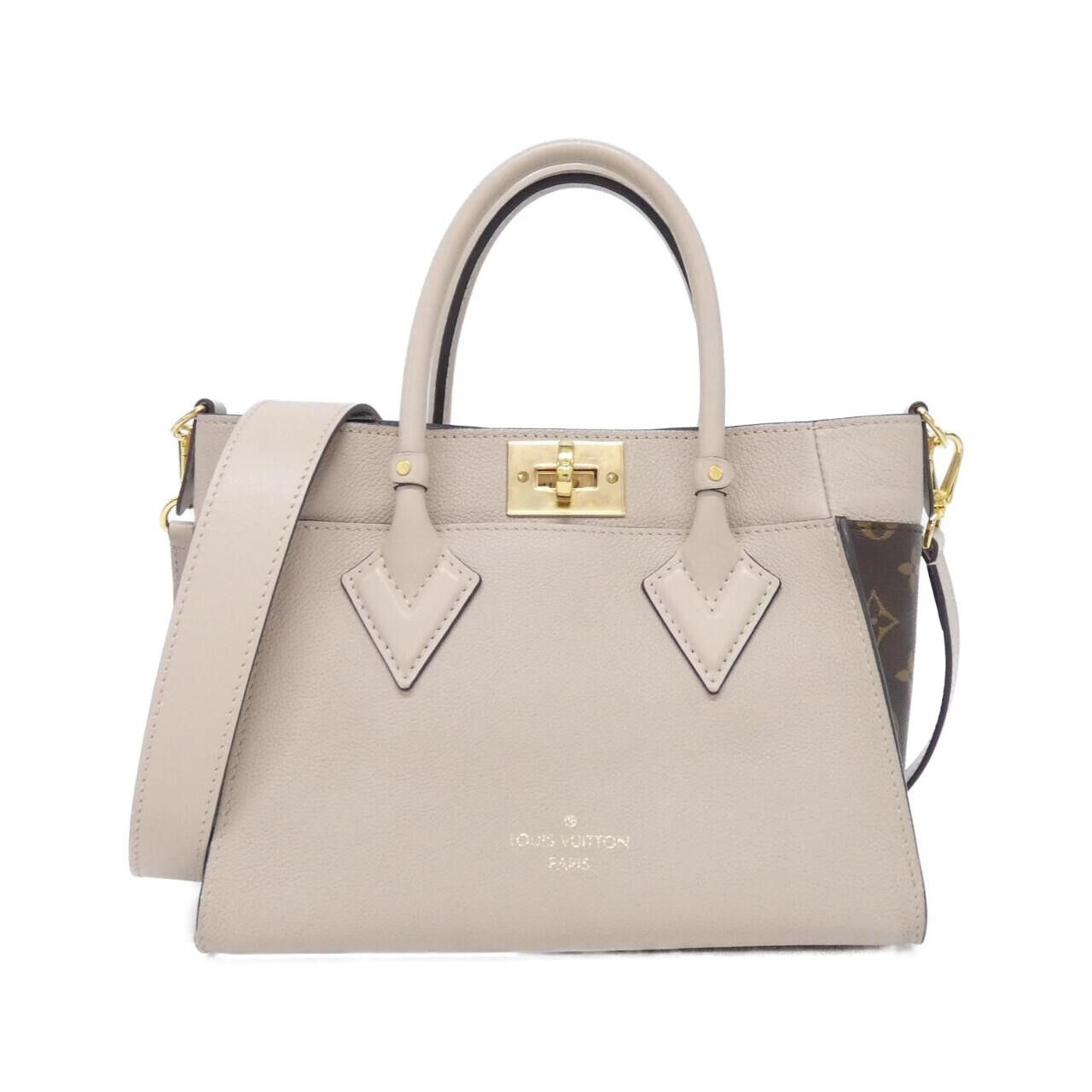 Louis Vuitton Louis Vuitton On My Side Calf Coated Canvas Bag Leather Handbag M57729 DUTY FREE for USA