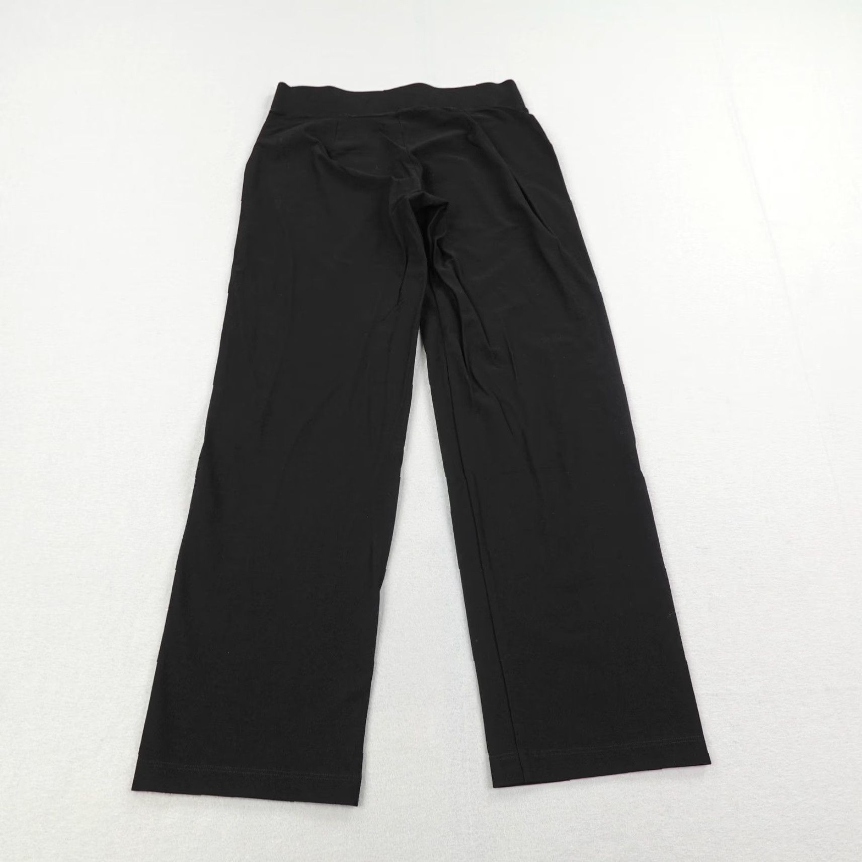 Eileen Fisher VINTAGE Eileen Fisher Pants Womens Petite Small Black Casual Workwear Stretch Knitted Fabric Size 28" / US 6 / IT 42 - 4 Thumbnail