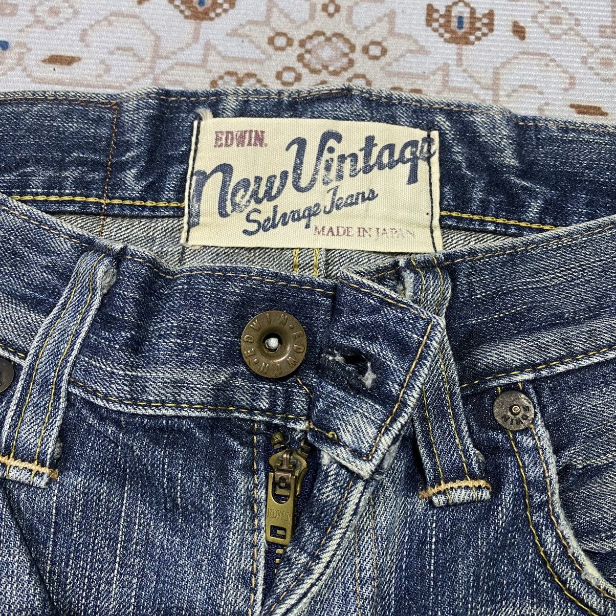 Edwin × Japanese Brand 2000s Y2K Edwin Vintage Selvedge Jeans Size US 30 / EU 46 - 6 Thumbnail