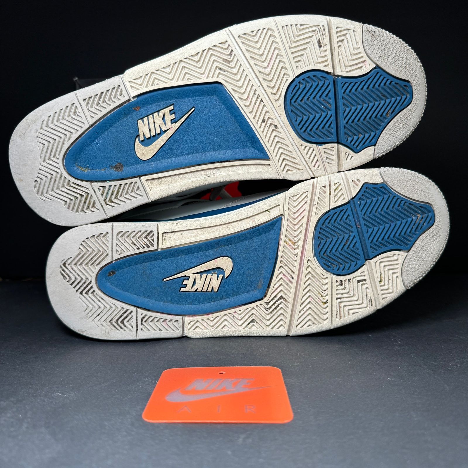 Jordan Brand × Nike Size 10.5 Air Jordan 4 Retro Military Blue 2024 Men's Shoes Size US 10.5 / EU 43-44 - 7 Thumbnail