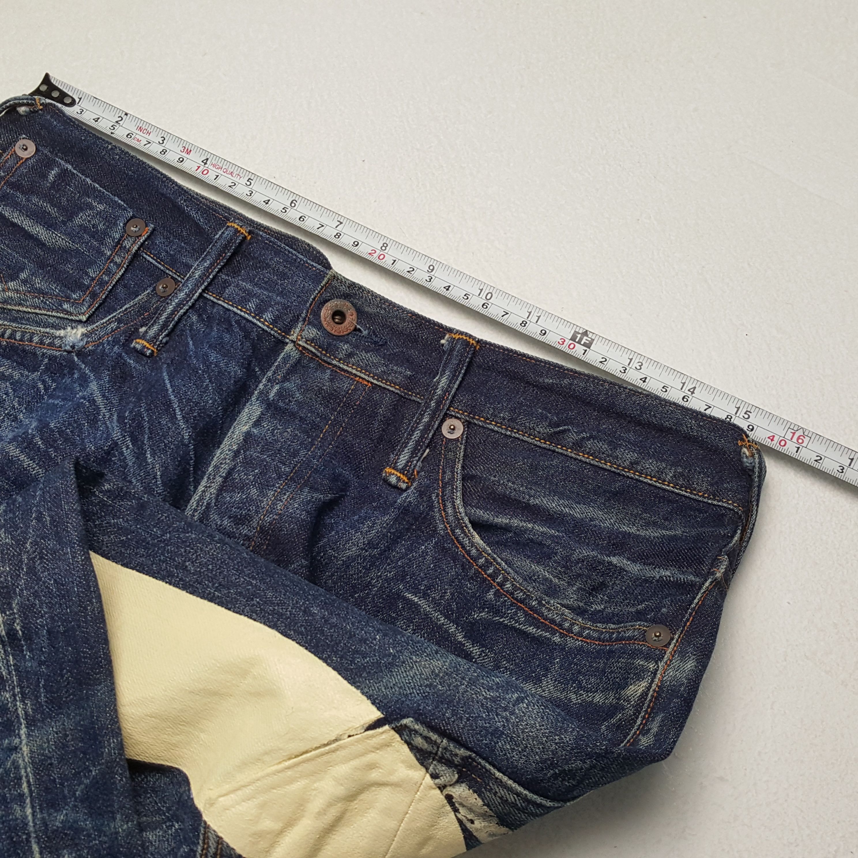 Evisu × Japanese Brand × Vintage EVISU Japanese Brand Streetwear Custom Logo Style Jeans Size US 31 - 7 Thumbnail
