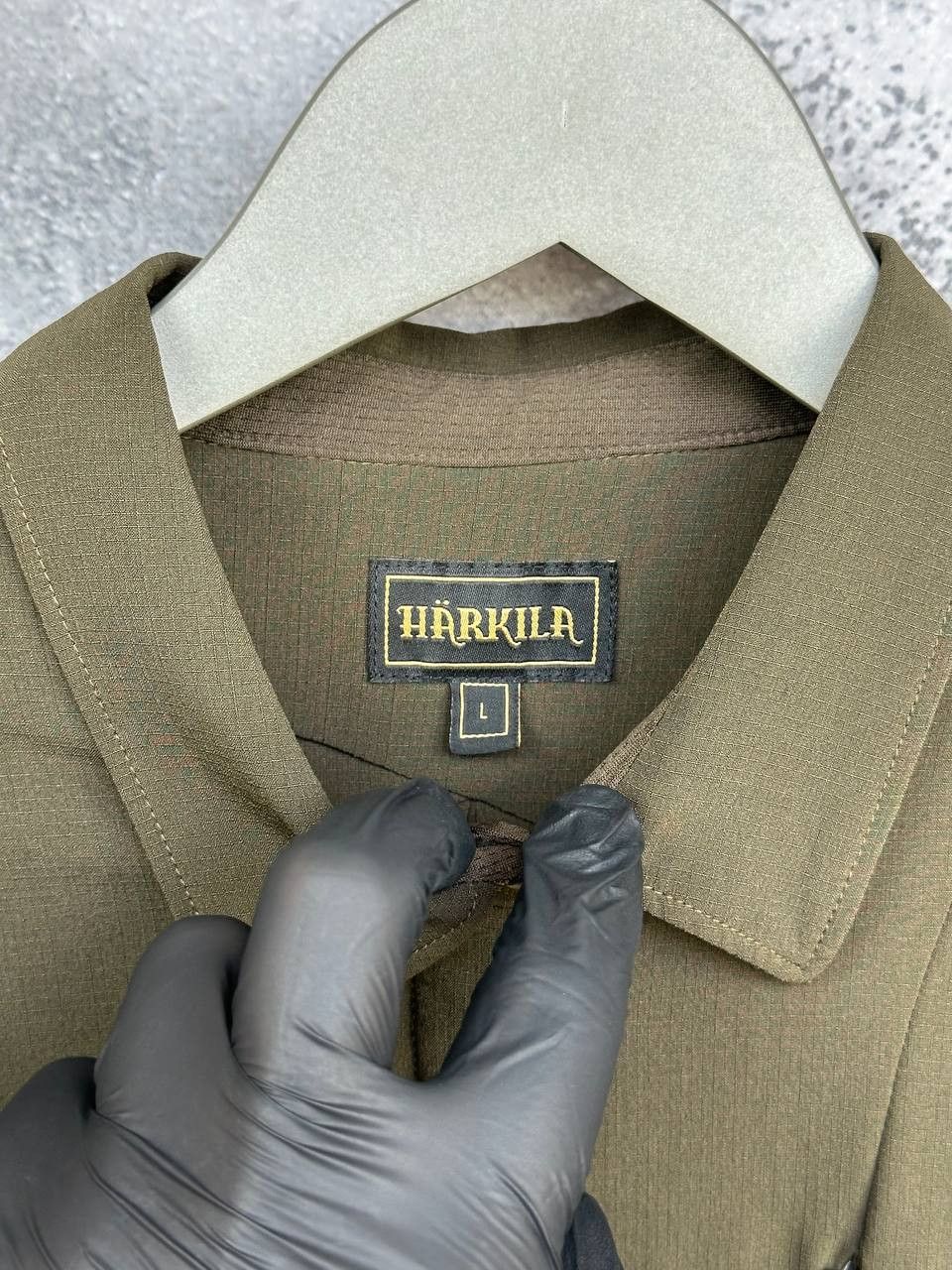 Other Harkila Herlet Tech Button Up Shirt Technical Ripstop Fabric Size L / US 10 / IT 46 - 14 Thumbnail