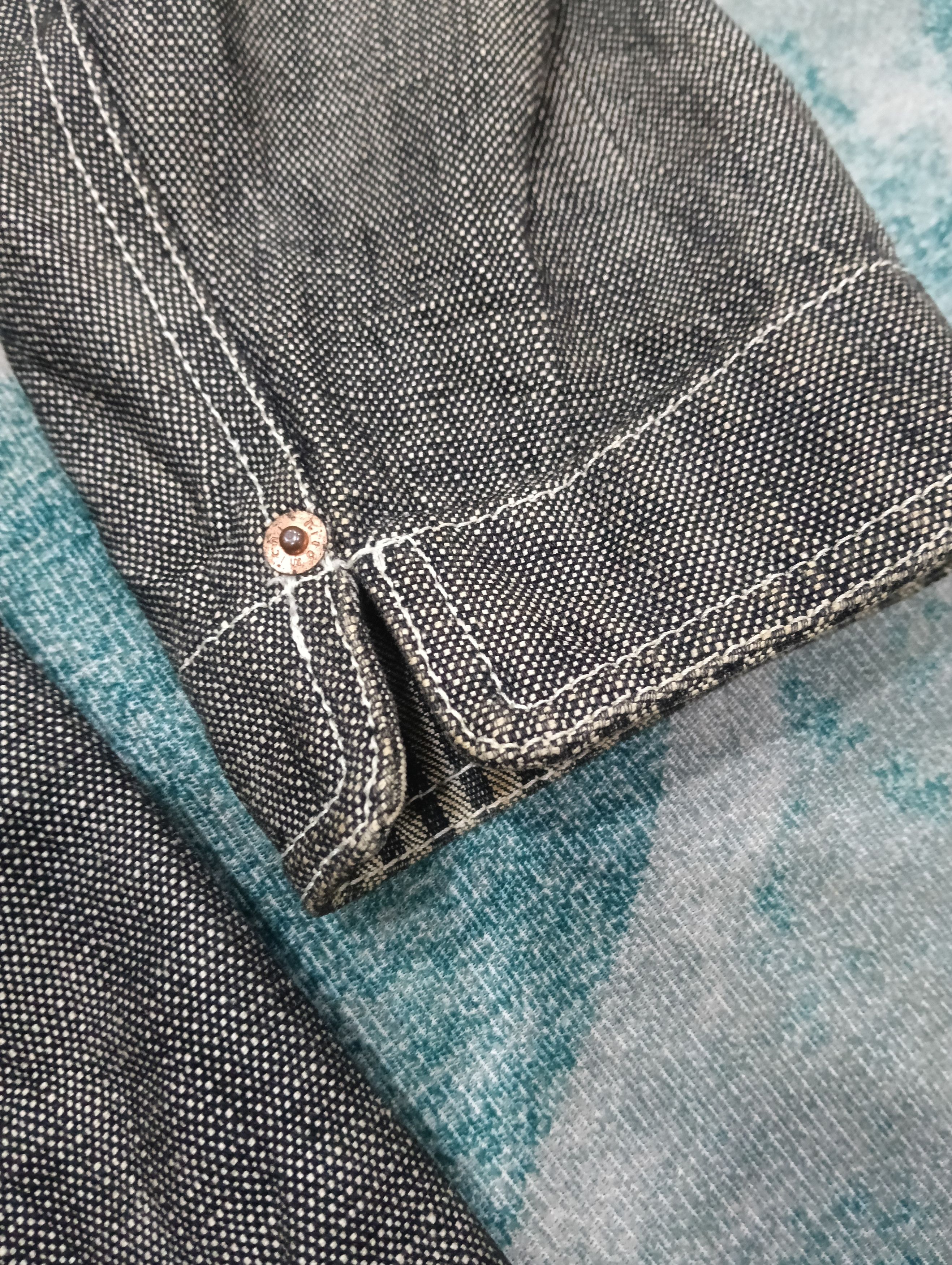 14th Addiction × Beauty Beast × Japanese Brand Hiromichi Nakano Like Indigo Shawl Collar Size US L / EU 52-54 / 3 - 8 Thumbnail