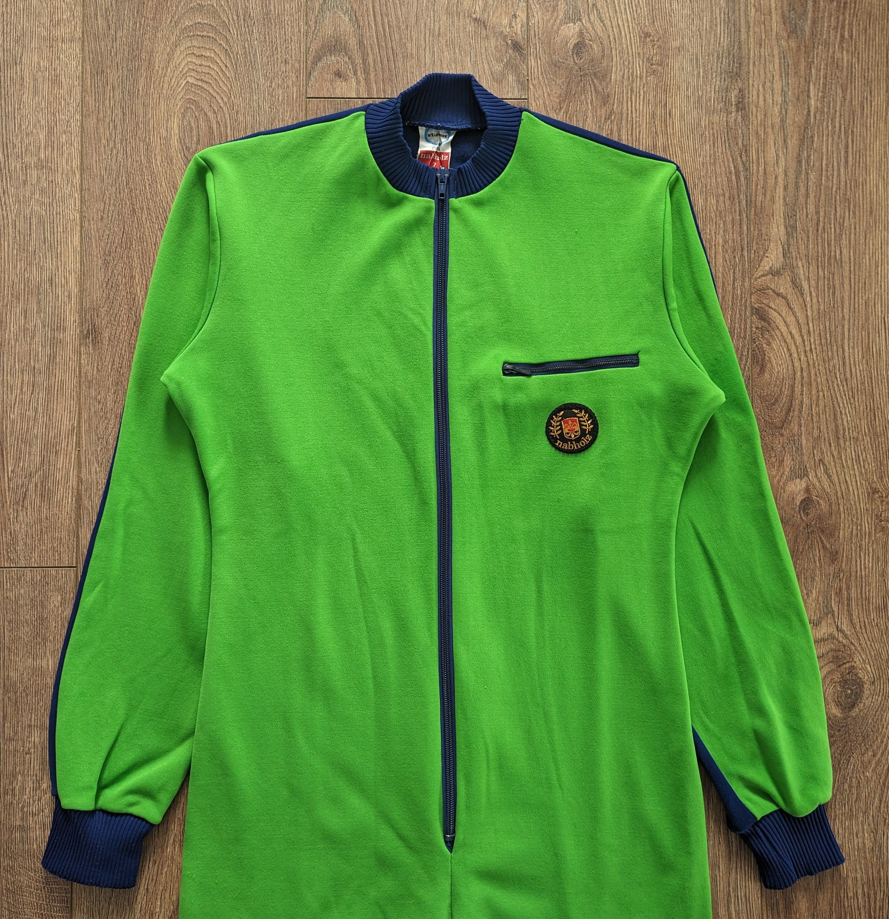 Vintage Vintage 80s Nylsuisse Nabholz Men's Tracksuit Very Rare Size 36R - 7 Thumbnail
