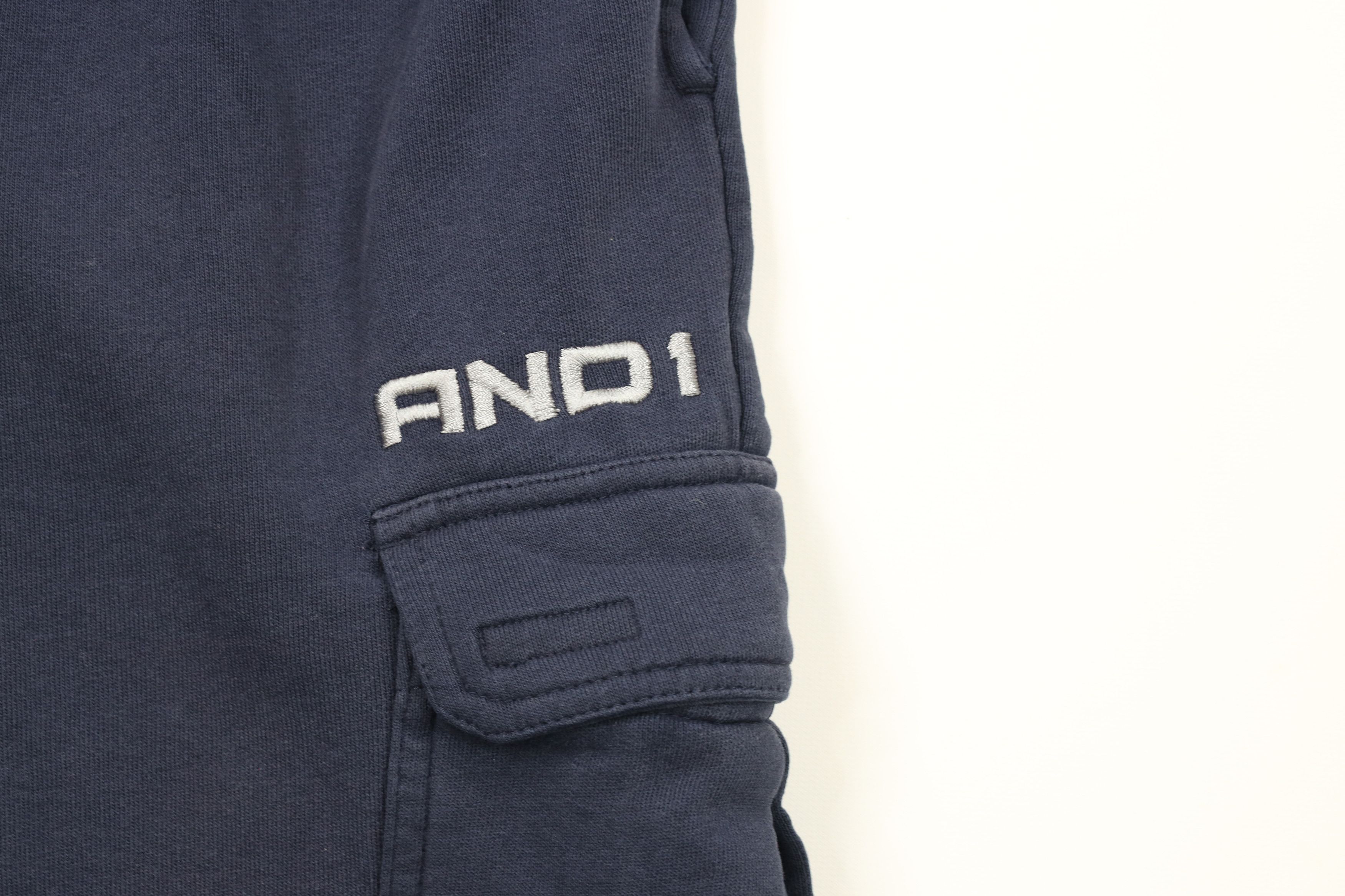 Vintage Vintage AND1 And One Basketball Wide Leg Cargo Sweatpants Size US 36 / EU 52 - 5 Thumbnail