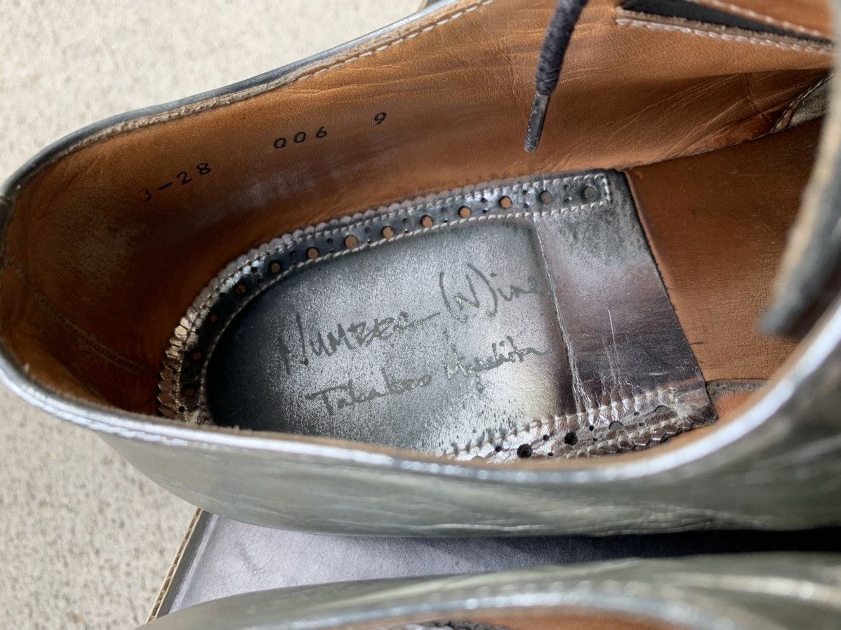 Number (N)ine Number (N)ine SS04 Silver Derby Shoes Size US 9 / EU 42 - 20 Thumbnail