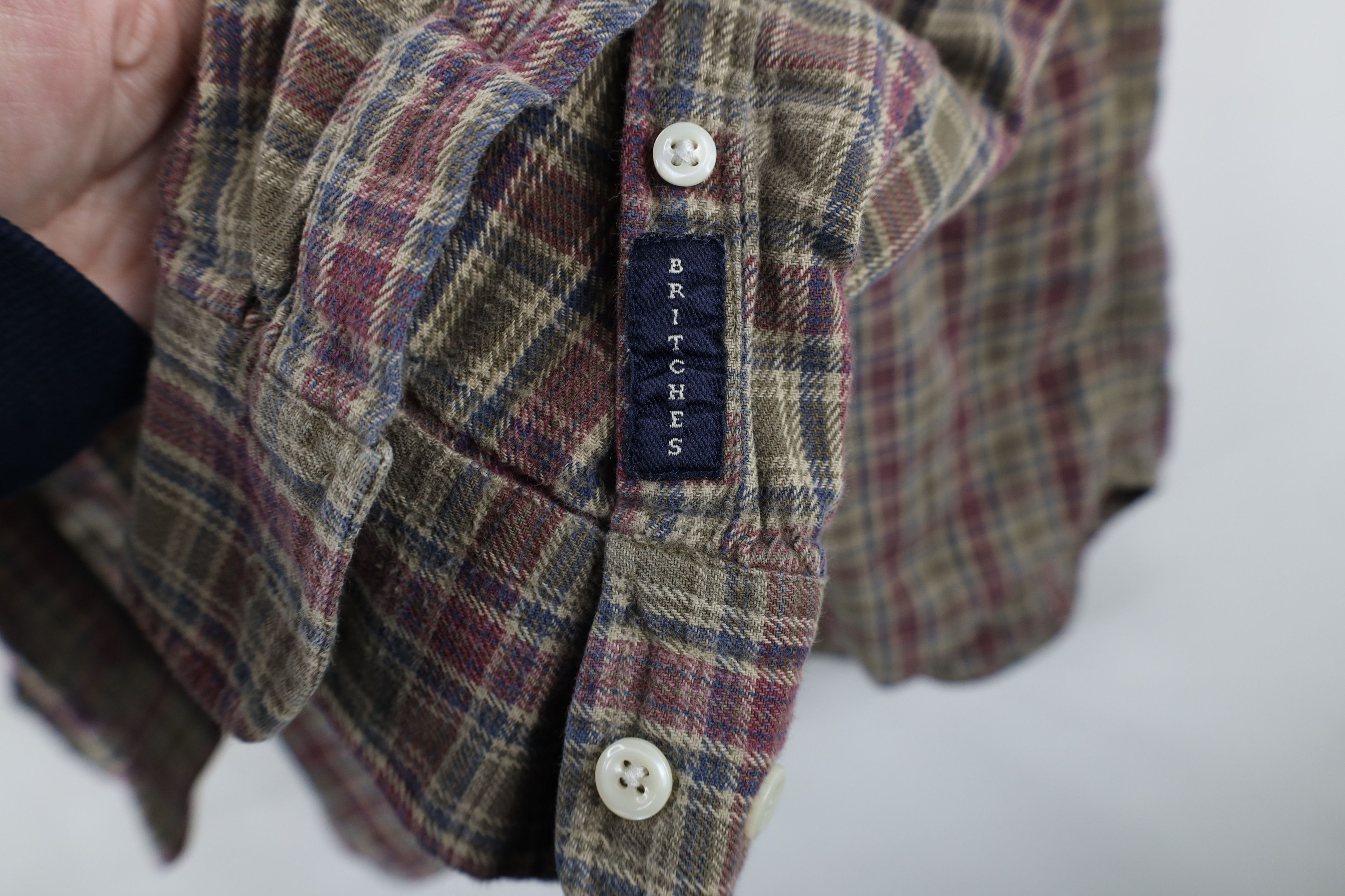 Vintage Vintage 90s Streetwear Collared Button Down Shirt Plaid Size US XL / EU 56 / 4 - 4 Thumbnail