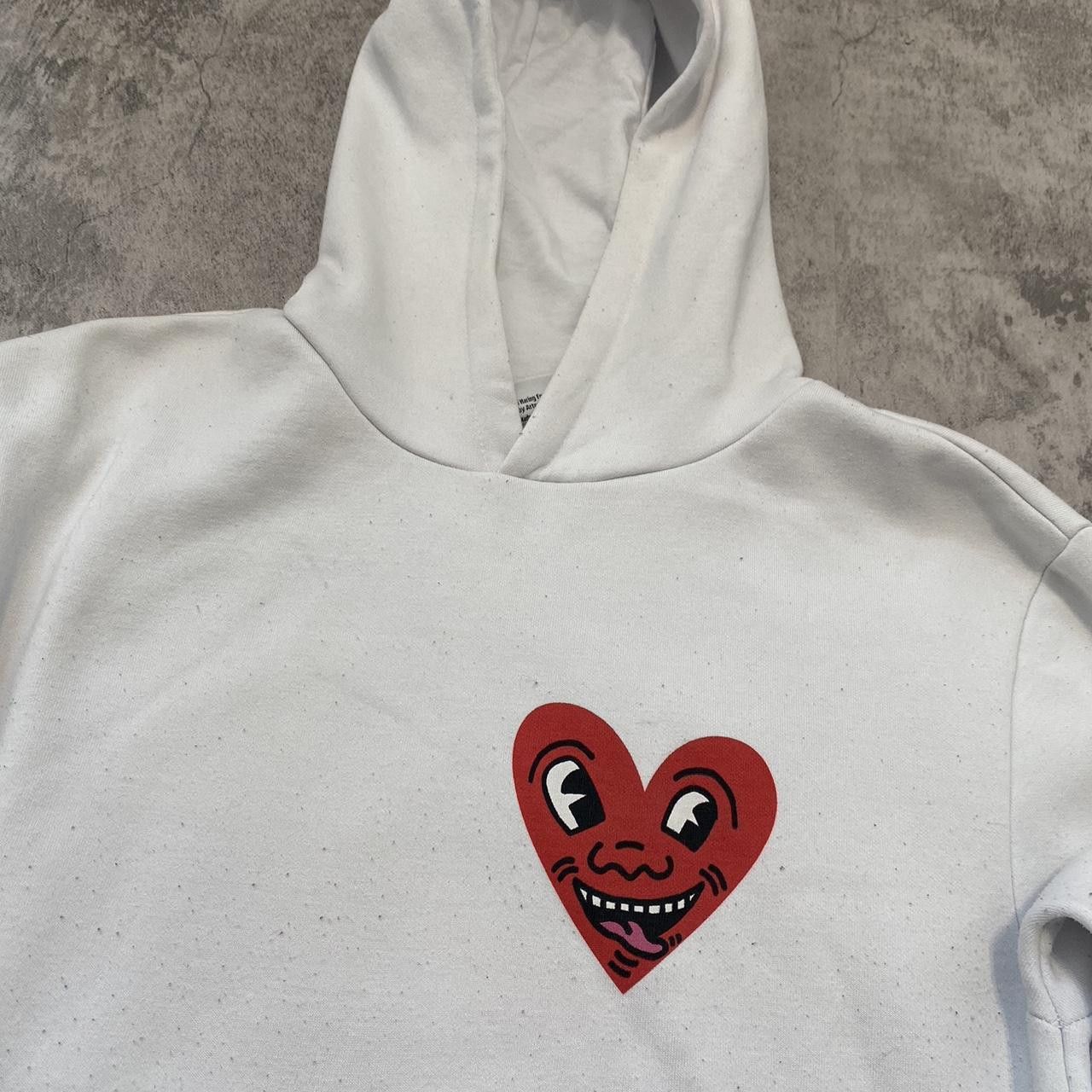 Other Keith Haring white hoodie with red heart Size US S / EU 44-46 / 1 - 4 Thumbnail