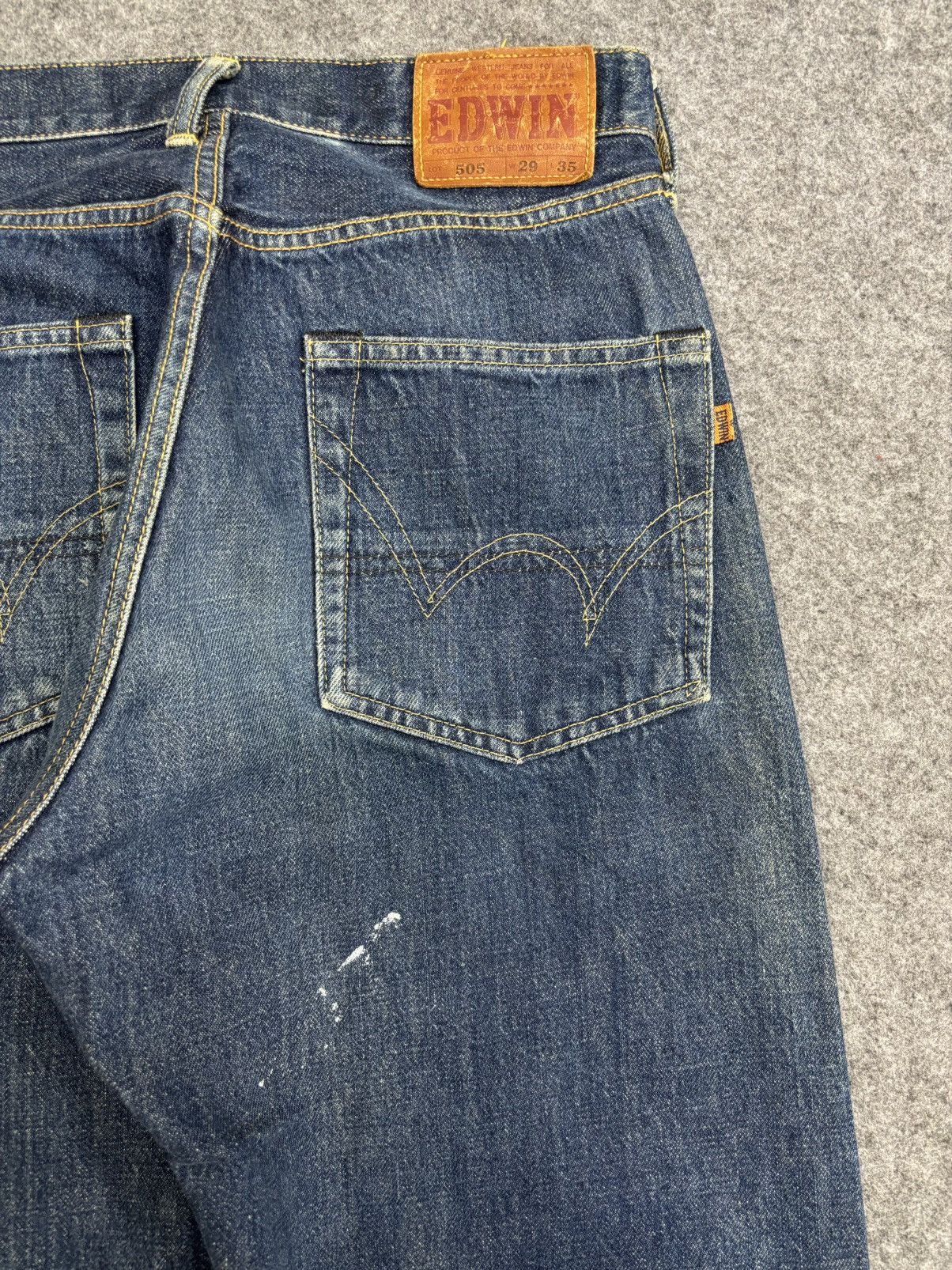 Edwin 💥Selvedge💥Vintage Edwin 505 Wide Selvedge Denim F616 Size US 29 - 11 Thumbnail