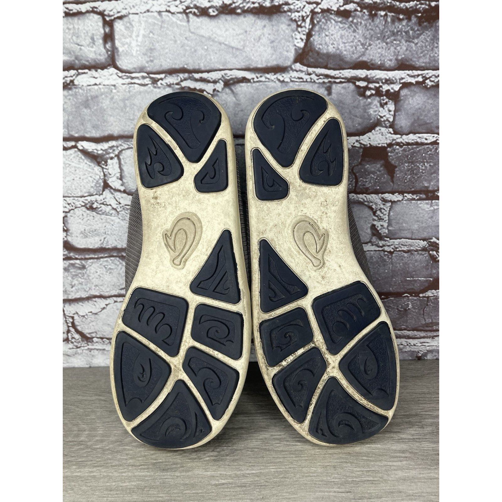 Olukai Olukai Nohea Mesh Comfort Gray Yellow Slip Casual On Shoes M Size US 10.5 / EU 43-44 - 17 Thumbnail