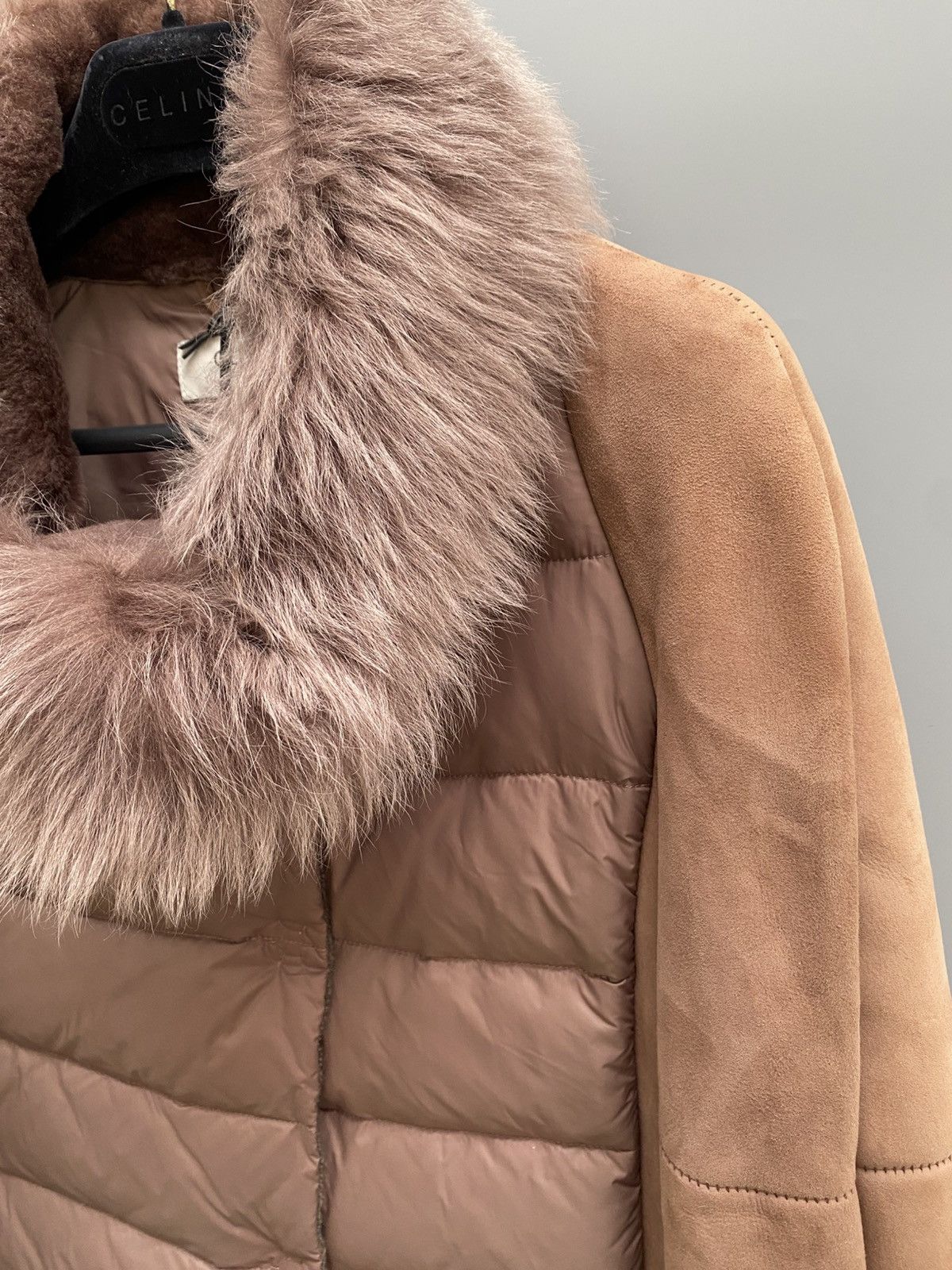 Designer Olivieri Venezia - Down Shearling Jacket Size M / US 6-8 / IT 42-44 - 6 Thumbnail
