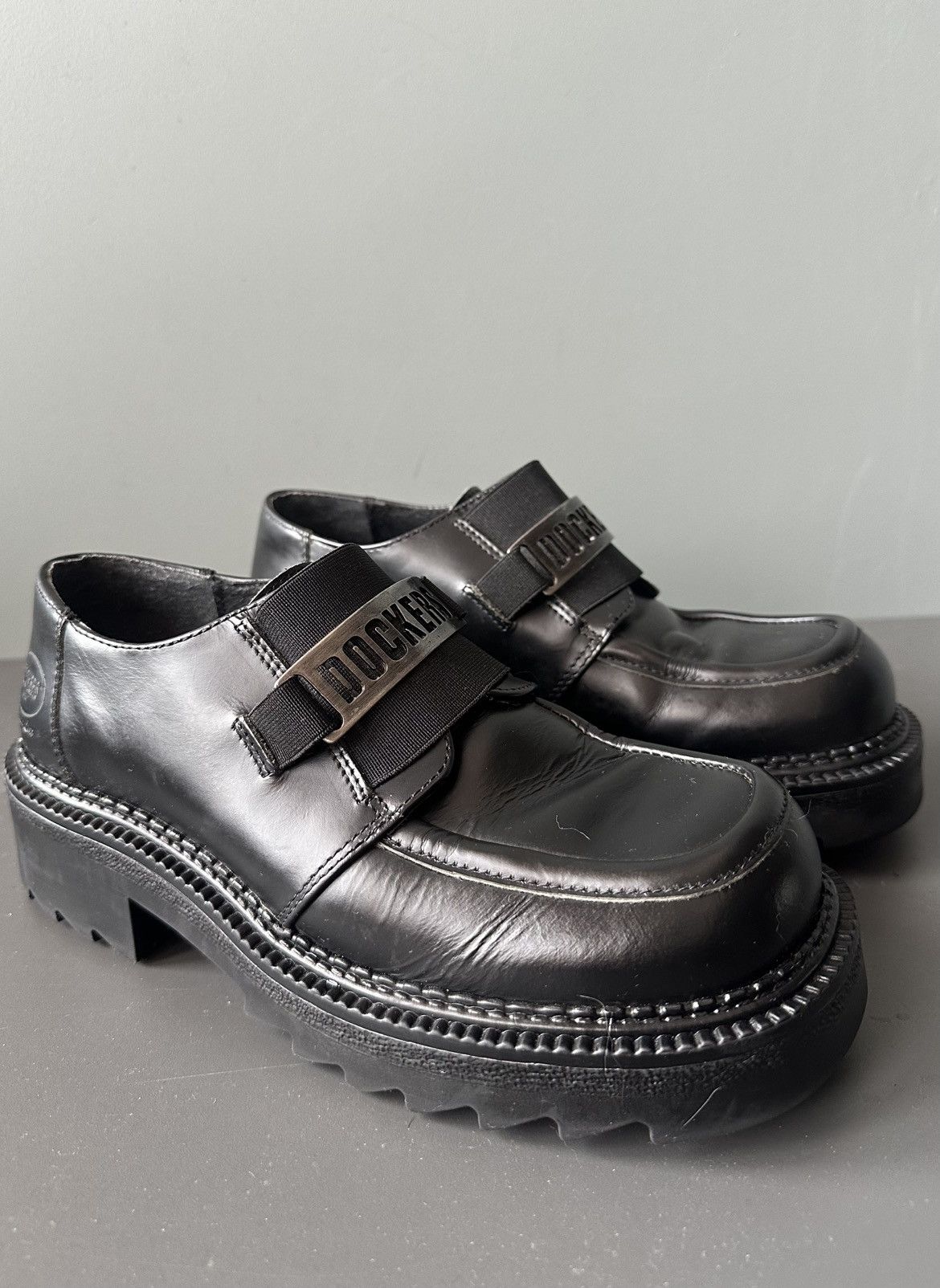Dockers Dockers by Gerli Platform Gothic Metal Boots Size 40 Size US 7 / EU 40 - 1 Thumbnail