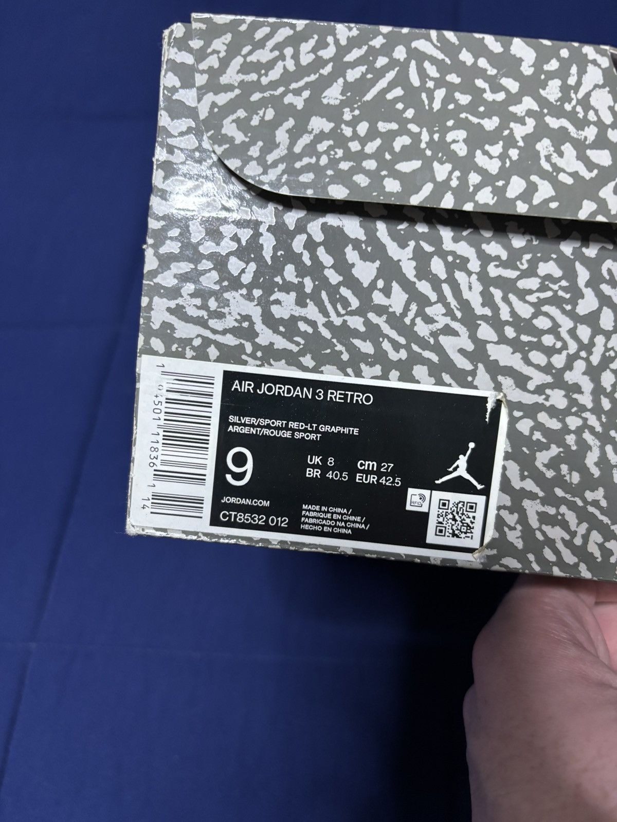 Jordan Brand Jordan 3 Retro Cool Grey 2021 Size 9 Size US 9 / EU 42 - 8 Thumbnail