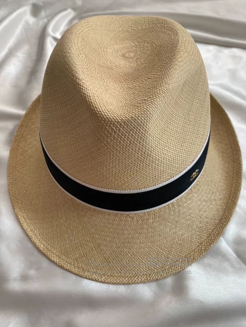 Chanel Chanel SizeM Straw hat Size ONE SIZE - 2 Thumbnail