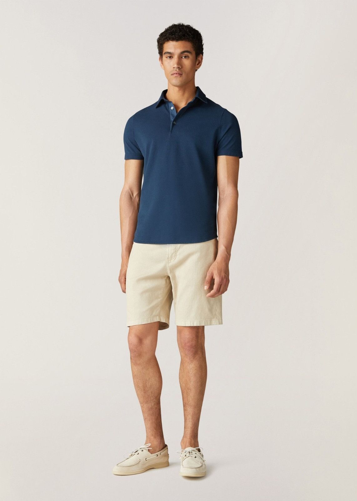 Loro Piana o1srvl11e1024 Doccio Bermuda Shorts in Off White Size US 30 / EU 46 - 2 Thumbnail