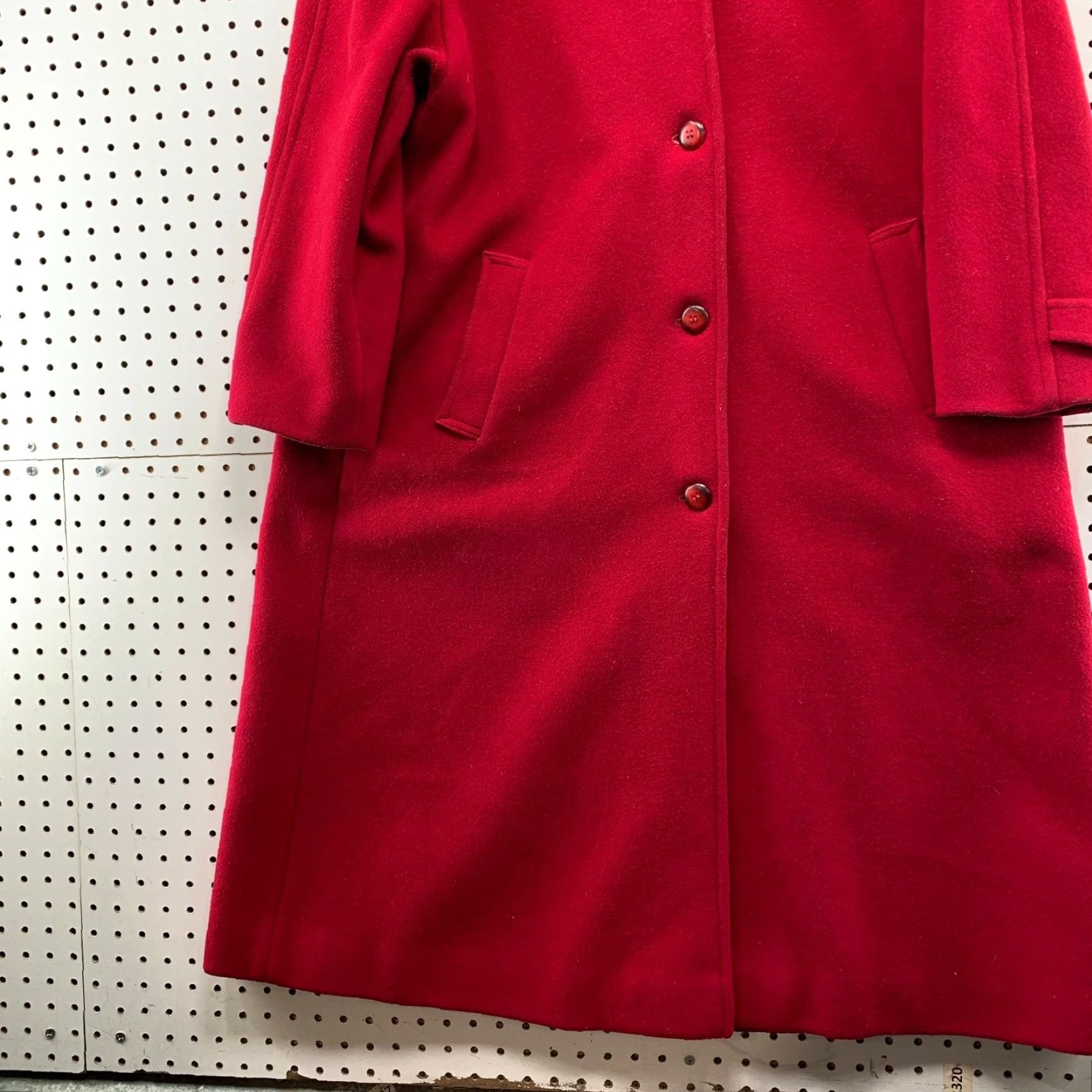 Pendleton VINTAGE Pendleton Wool Coat Womens Size 8 Long Red 70s Overcoat Usa 22.5x37 Size M / US 6-8 / IT 42-44 - 3 Thumbnail