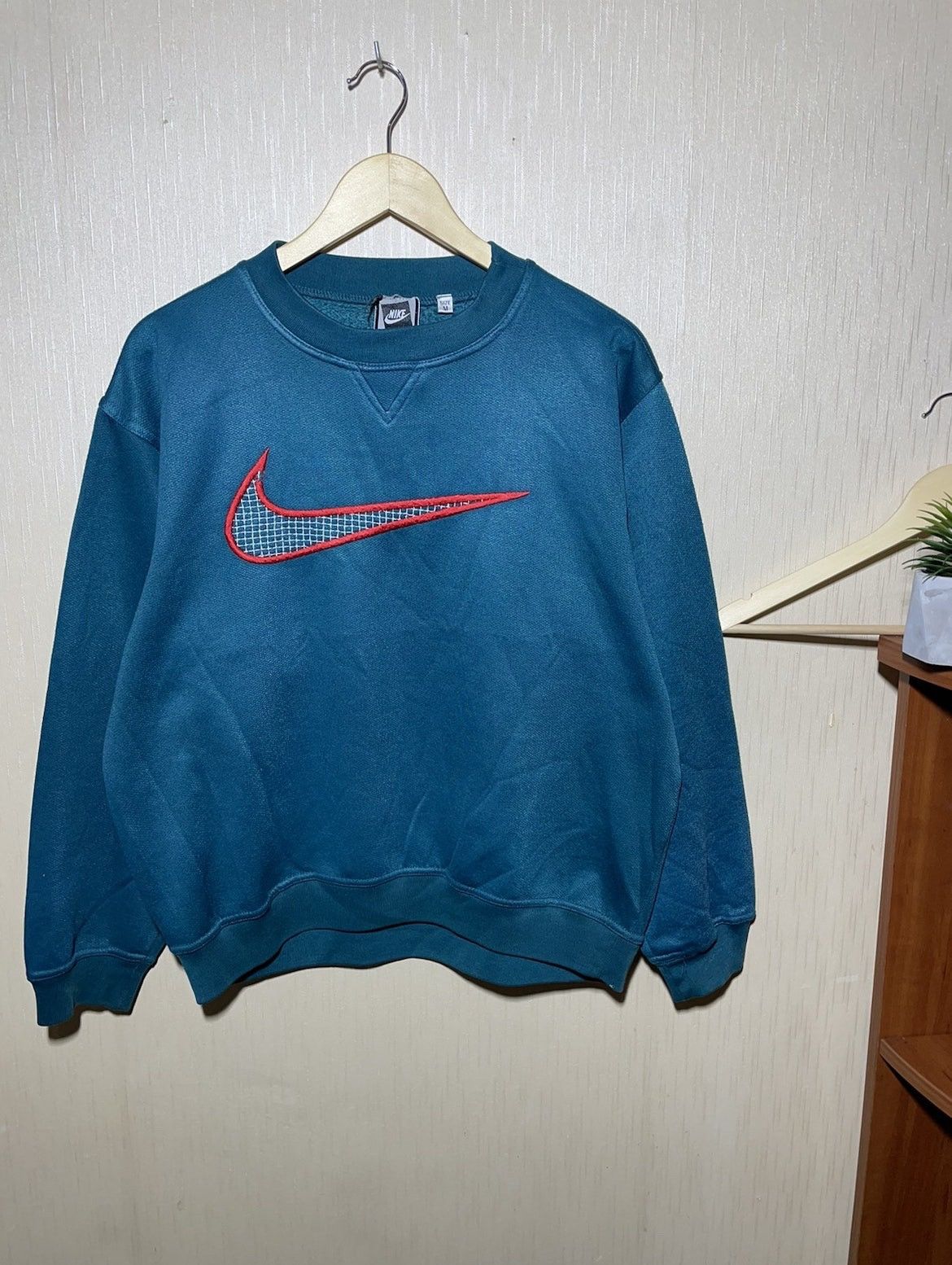 Nike × Vintage Nike vintage y2k sweatshirt 80-90s Size US M / EU 48-50 / 2 - 1 Thumbnail