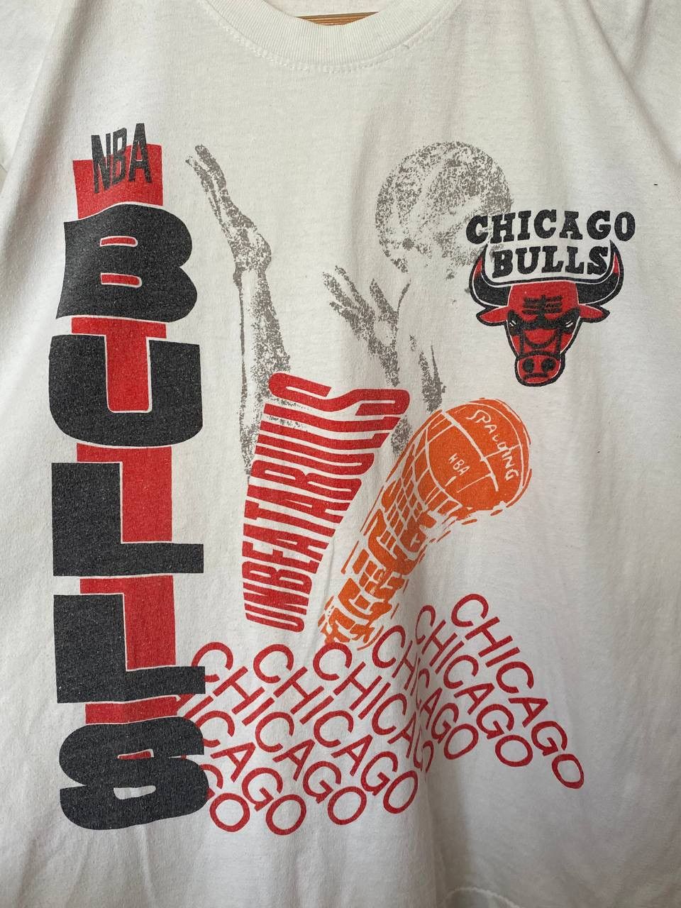 NBA × Vintage VTG NBA Chicago Bulls JORDAN 90's DOUBLE SIDED SALEM Size US S / EU 44-46 / 1 - 4 Thumbnail