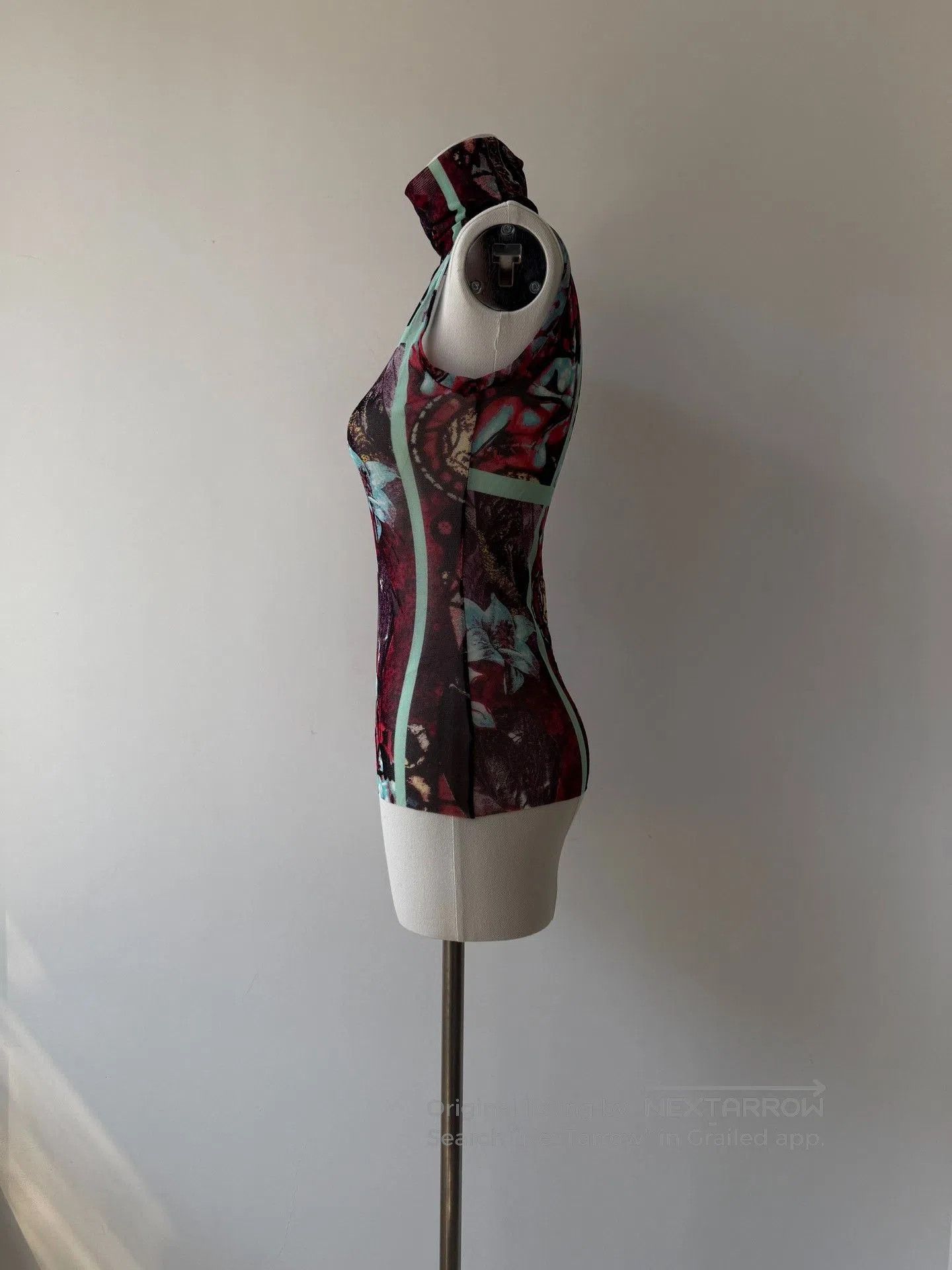 Jean Paul Gaultier Jean Paul Gaultier Tulle Sheer Sleeveless Top. Size M / US 6-8 / IT 42-44 - 3 Thumbnail