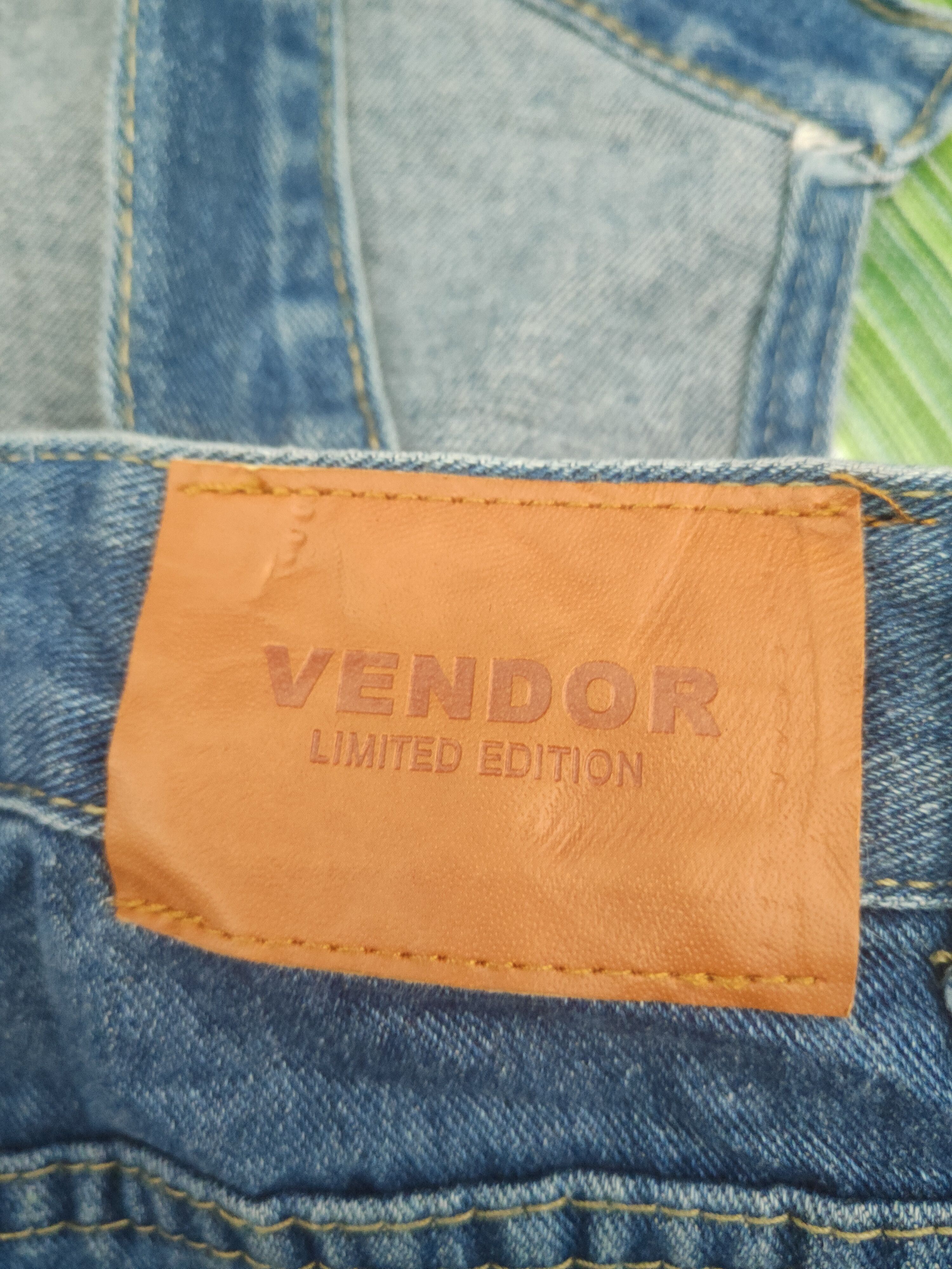 Japanese Brand × Vintage Vintage Vendor Blue Half Shoulder Denim Shortall Jumpsuits Size 28" / US 6 / IT 42 - 9 Thumbnail
