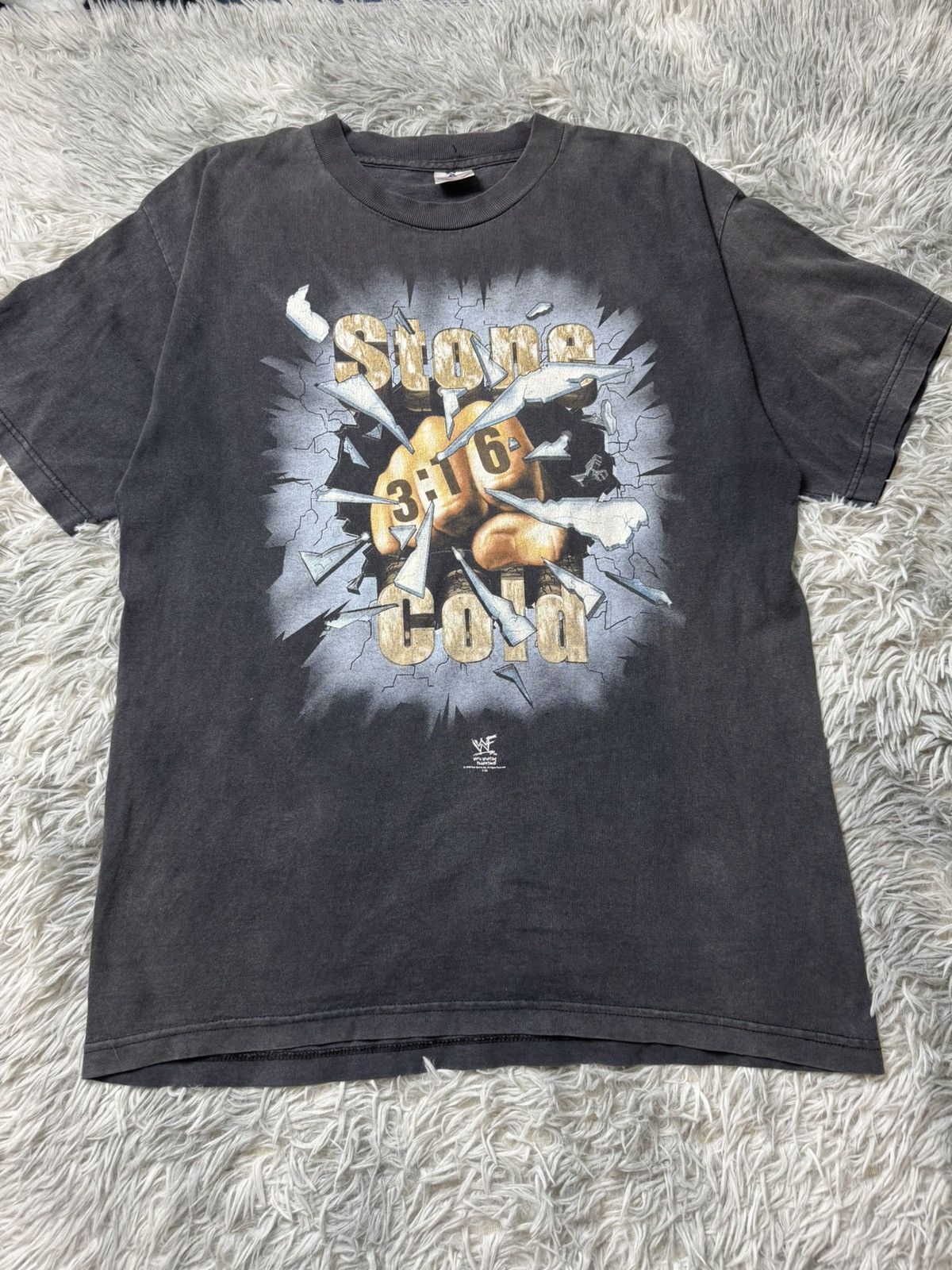 WWF Vintage Stone Cold 1998 3:16 Wwf Size US L / EU 52-54 / 3 - 1 Thumbnail