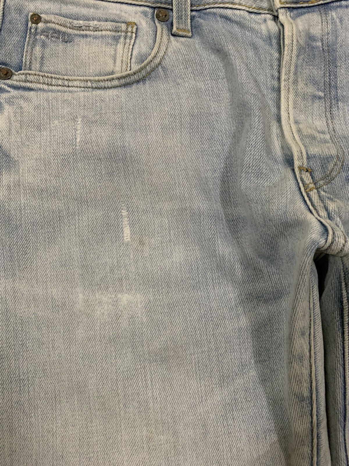 G-Star Vintage G-Star Raw Blue Washed Distressed Grunge Jeans Size US 31 - 6 Thumbnail