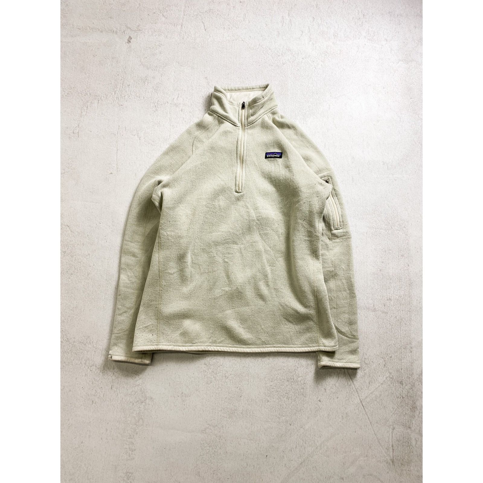 Patagonia Vintage 90s Patagonia White Fleece Sweatshirt - Women's XL Size XL / US 12-14 / IT 48-50 - 1 Thumbnail