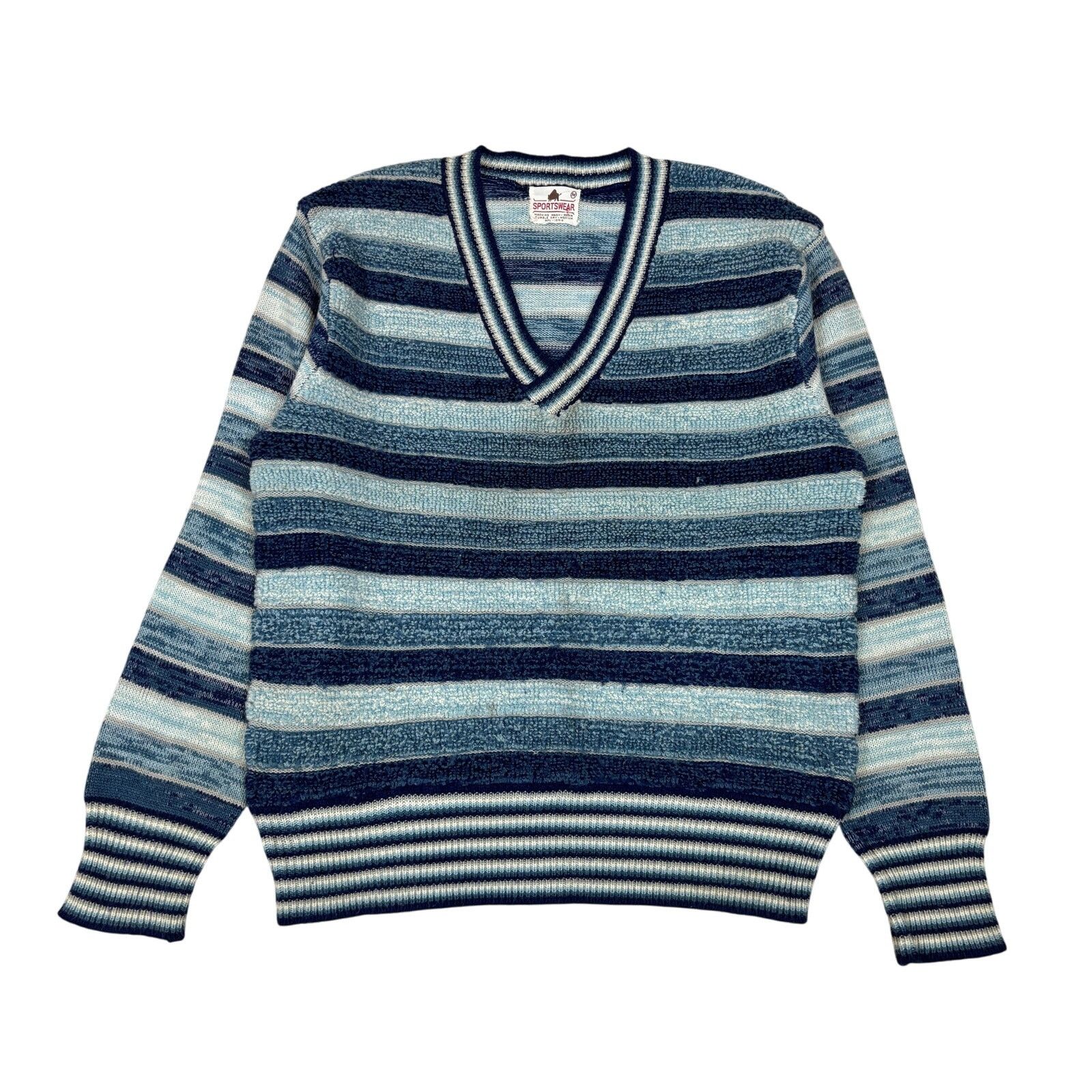 Vintage Vintage 60s 70s Buffalo Knitting Mills Terry Sweater Medium Size US M / EU 48-50 / 2 - 1 Thumbnail